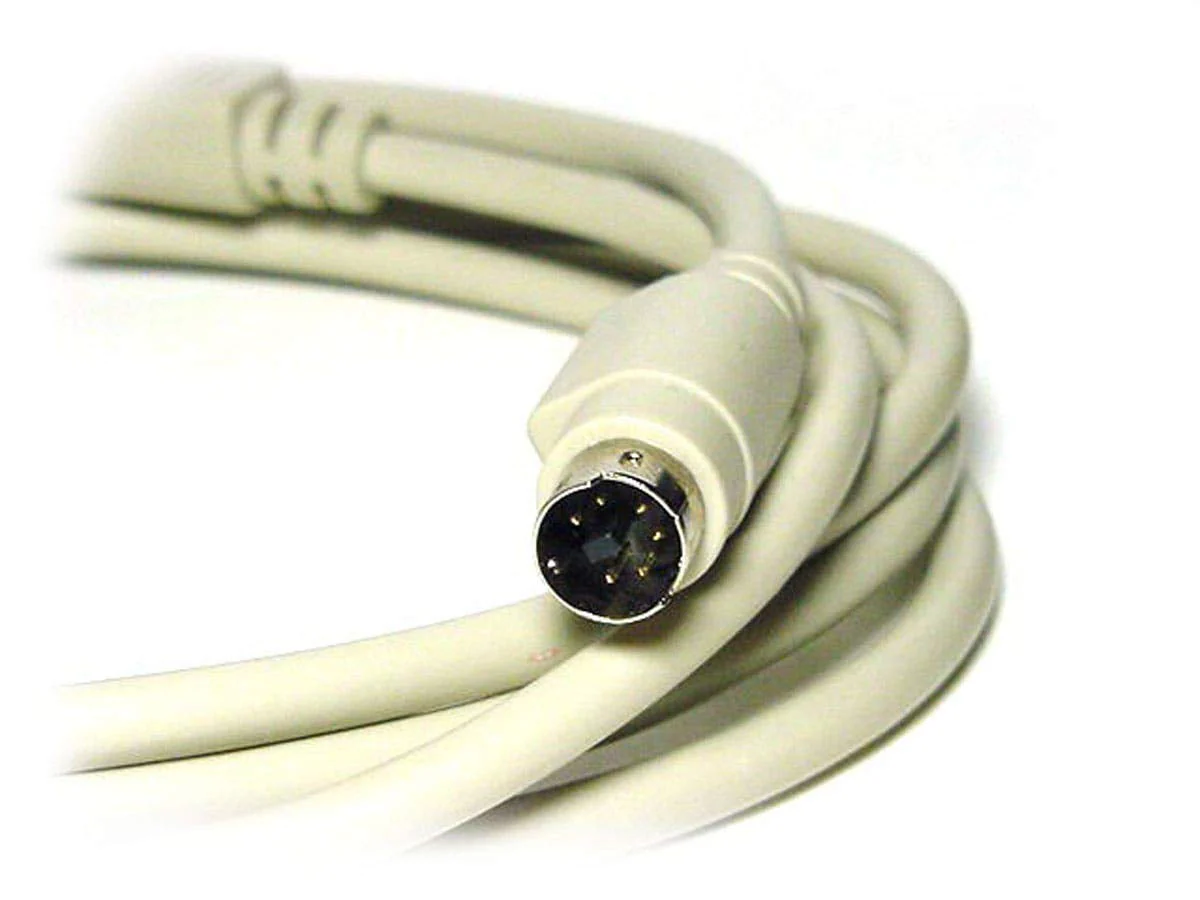 Monoprice PS/2 MDIN-6 Male to Male Cable - 6 Feet - Used as PS/2 Keyboard/Mouse Connector 6ft - Image 3