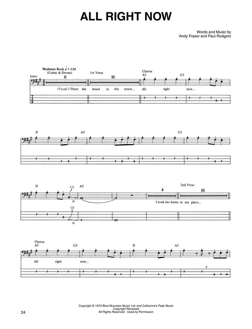 Monster Book of Rock Bass Tab Play It Like It Is | Bass Guitar Songbook with Note-for-Note Transcriptions | Includes Money, Layla, Detroit Rock City and More | Cherry Lane Music - Image 7