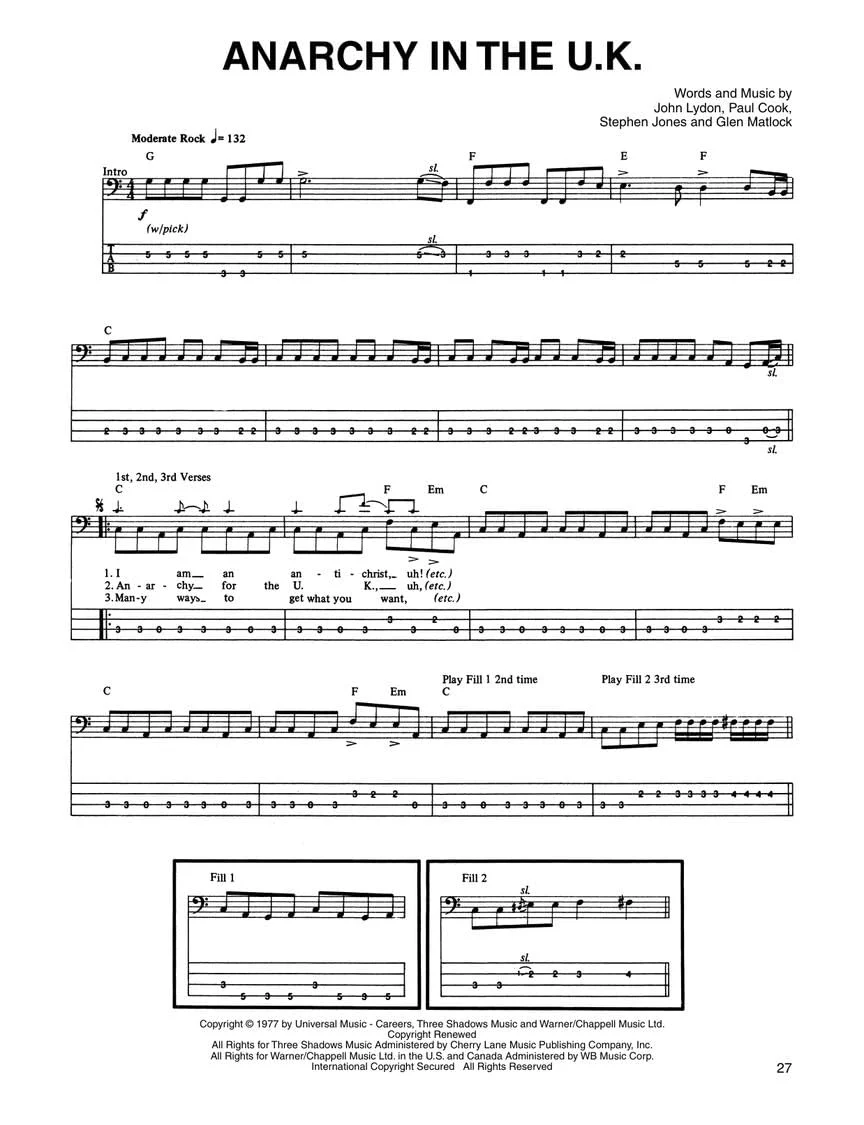 Monster Book of Rock Bass Tab Play It Like It Is | Bass Guitar Songbook with Note-for-Note Transcriptions | Includes Money, Layla, Detroit Rock City and More | Cherry Lane Music - Image 8