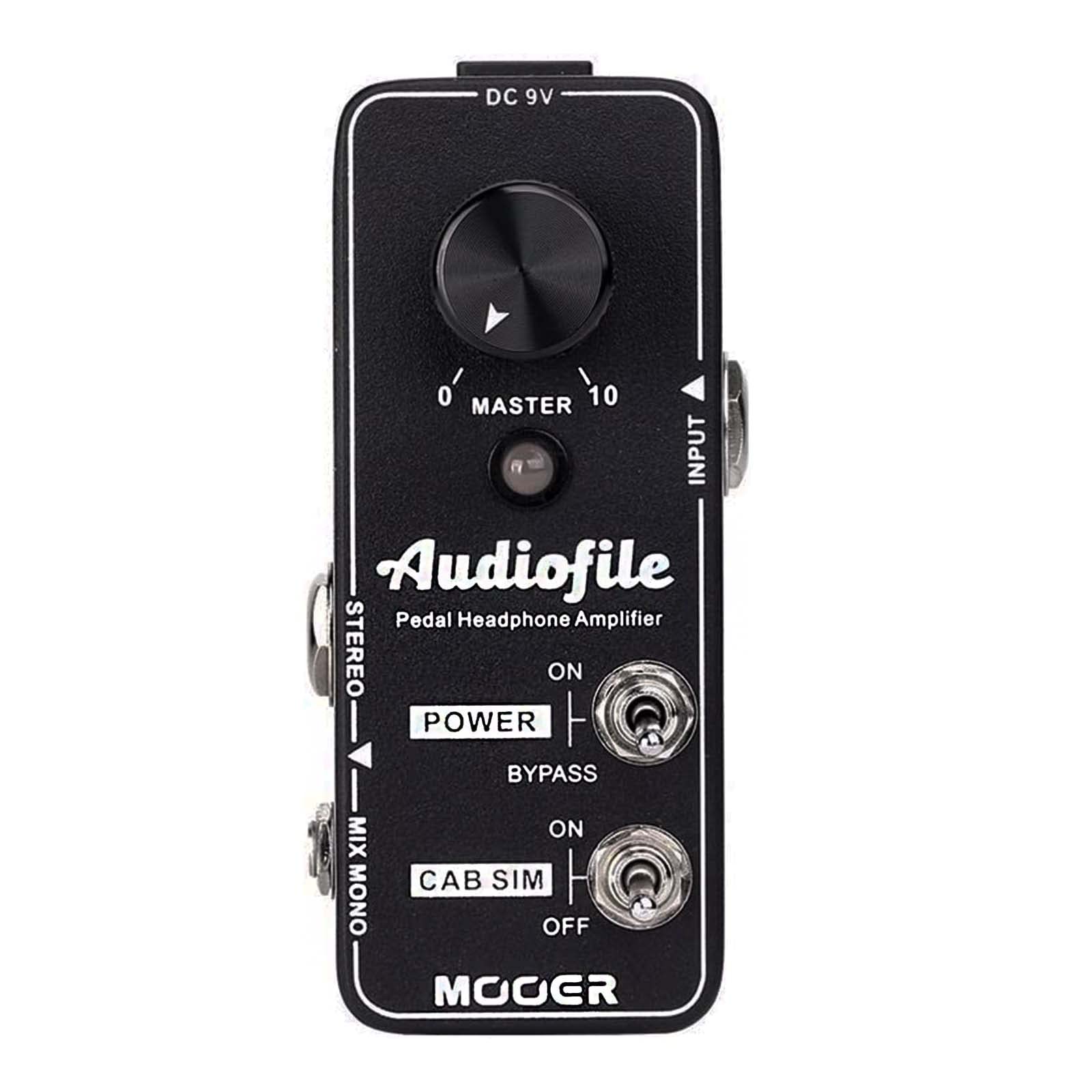 MOOER Audiofile Guitar Headphone Amp Analog, Access to Effects Circuits, Buffer/Clean Boost for Electric Guitar/Bass