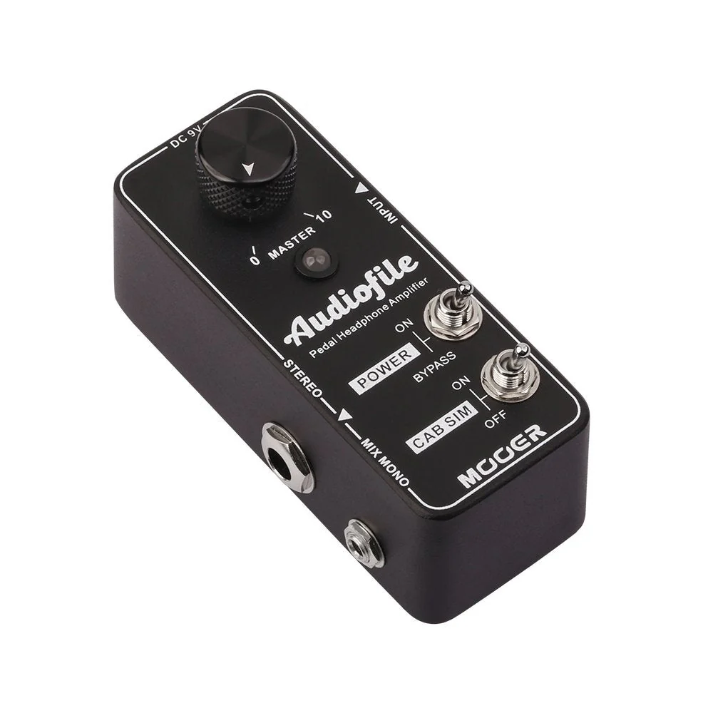 MOOER Audiofile Guitar Headphone Amp Analog, Access to Effects Circuits, Buffer/Clean Boost for Electric Guitar/Bass - Image 2