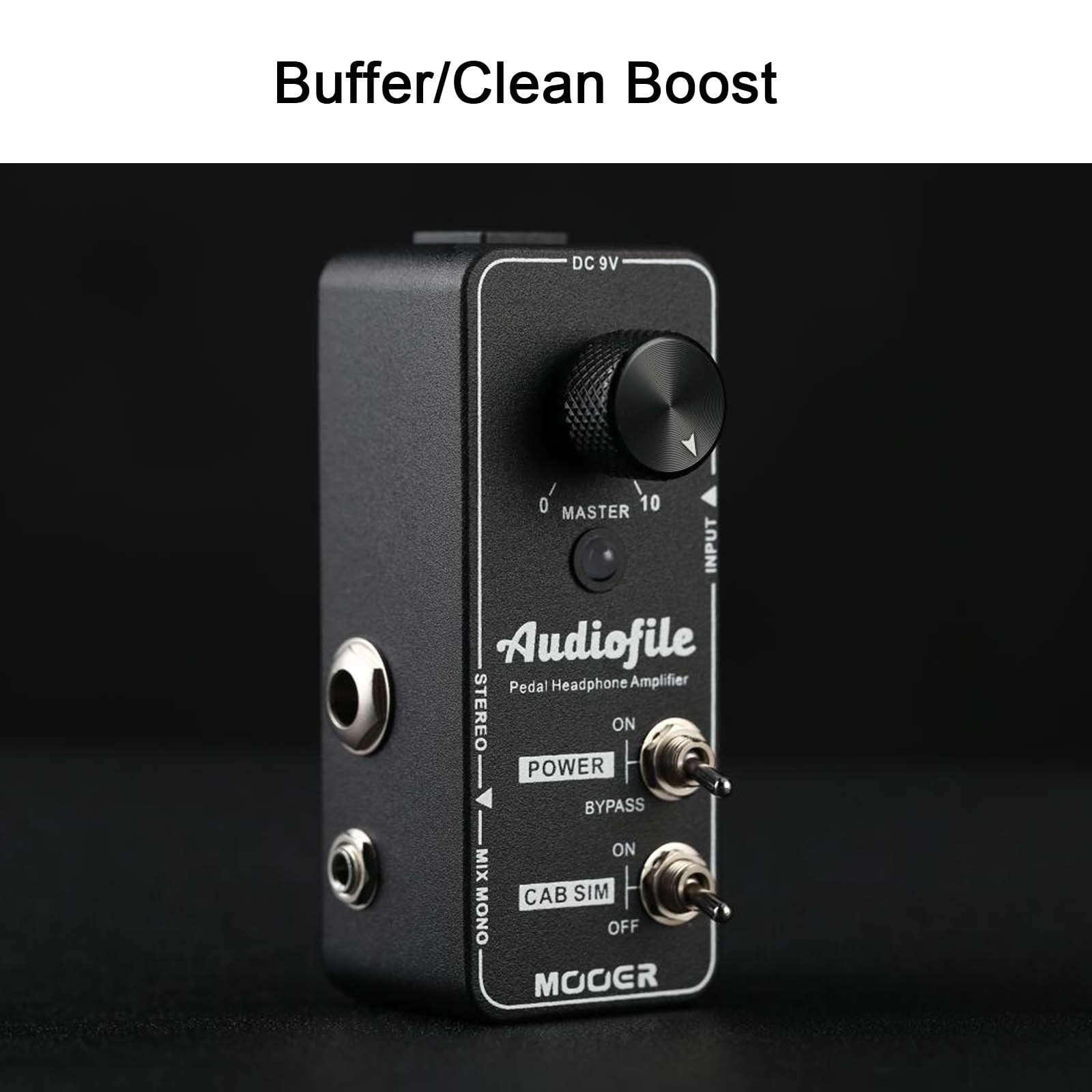 MOOER Audiofile Guitar Headphone Amp Analog, Access to Effects Circuits, Buffer/Clean Boost for Electric Guitar/Bass - Image 3
