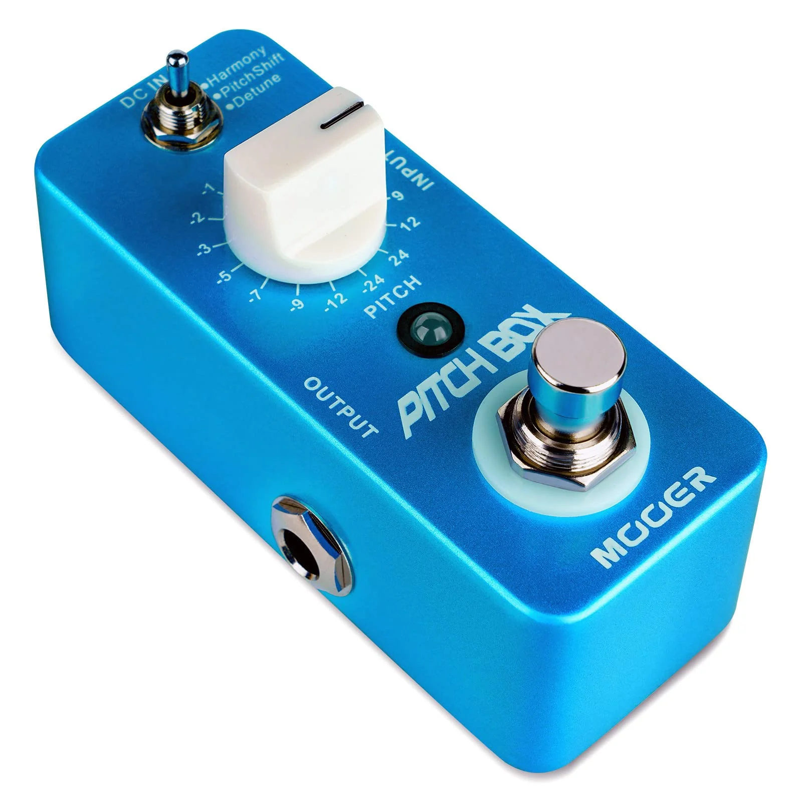 Mooer Drop Pitch Harmonizer Guitar Effect Box - MPS1 Octave Pitch Box Guitar Harmonizer Pedal with True Bypass