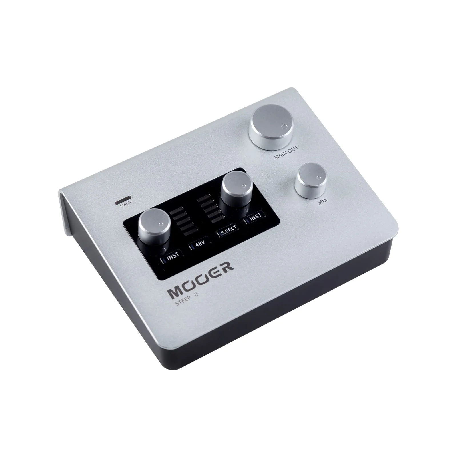 MOOER SteepⅡ Multi-platform Audio Interface for Professional Recording, MIDI in/out Stero Soud With 24bit/192 Khz Ports, Support App Software,(STEEP II) STEEP II
