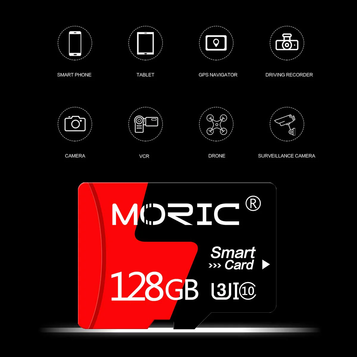 MORIC 2 Pack 128GB Micro SD Card with Adapter High Speed Memory Card,C10 A1 Memory TF Card for Camera/Dash Cam/Smartphone/Tablet/Drone 128GB*2 - Image 5