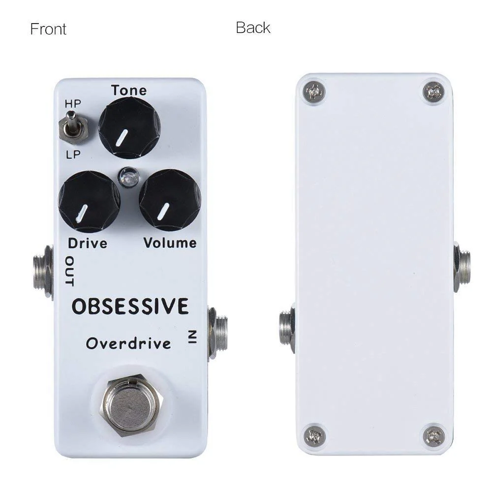 Moskyaudio Mini Obsessive Overdrive Effect Pedal with True Bypass Switch - Image 6