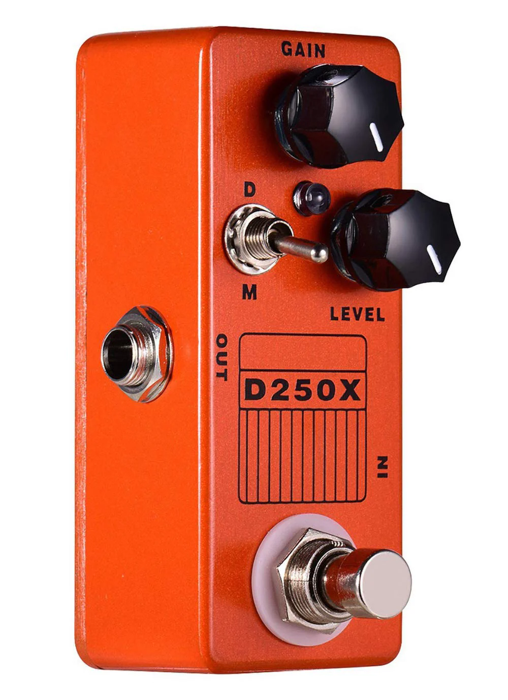 MOSKYAudio Mini Overdrive Preamp Pedal with True Bypass Switch (D250X) - Image 3