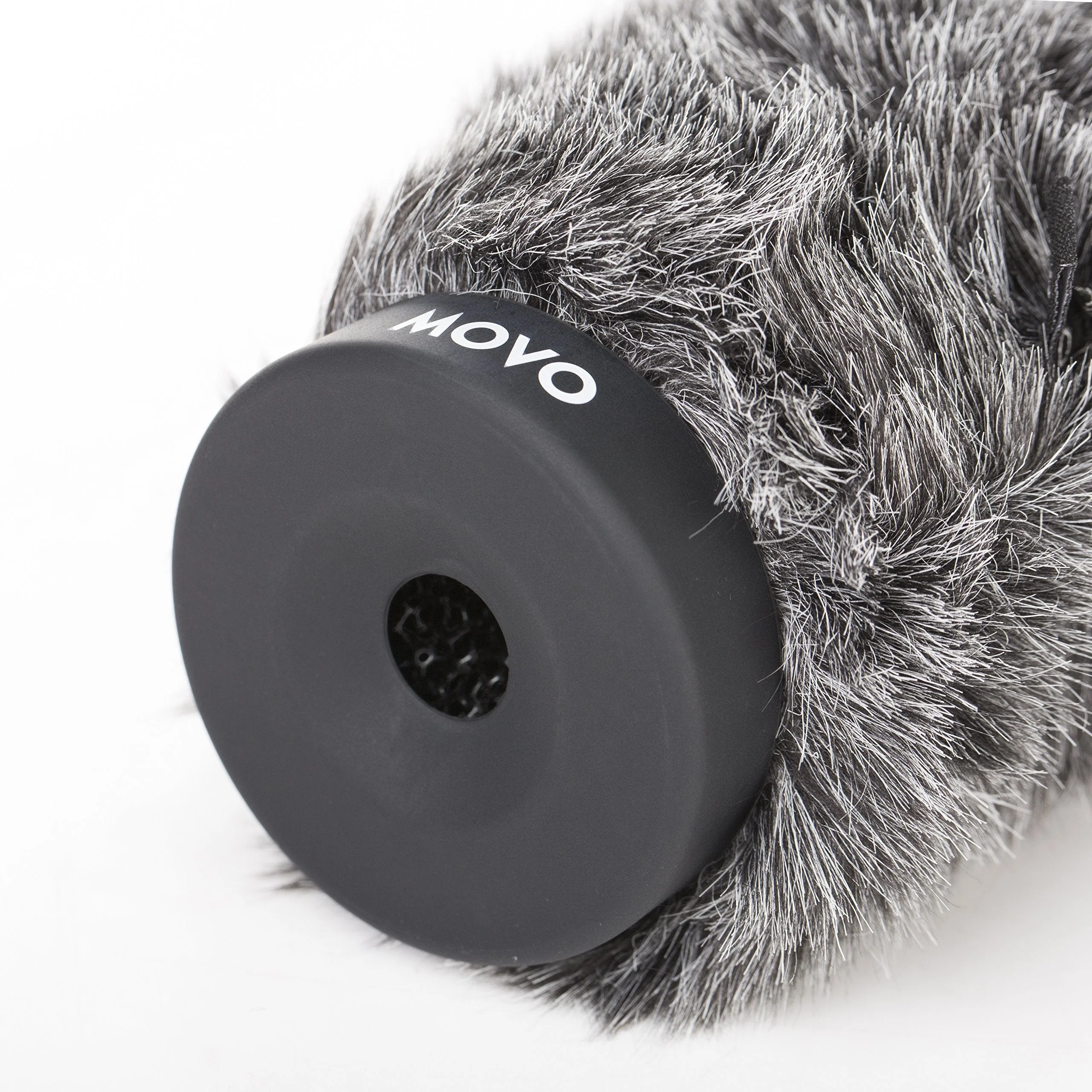 Movo WS-G200 Furry Rigid Windscreen for Microphones 18-23mm in Diameter and up to 8.6" (22cm) Long - Dark Gray 7.8" - Image 4