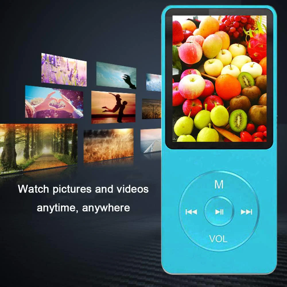 MP3 Player, Music Player with 16GB Micro SD Card, Build-in Speaker/Photo/Video Play/FM Radio/Voice Recorder/E-Book Reader, Supports up to 128GB - Image 5