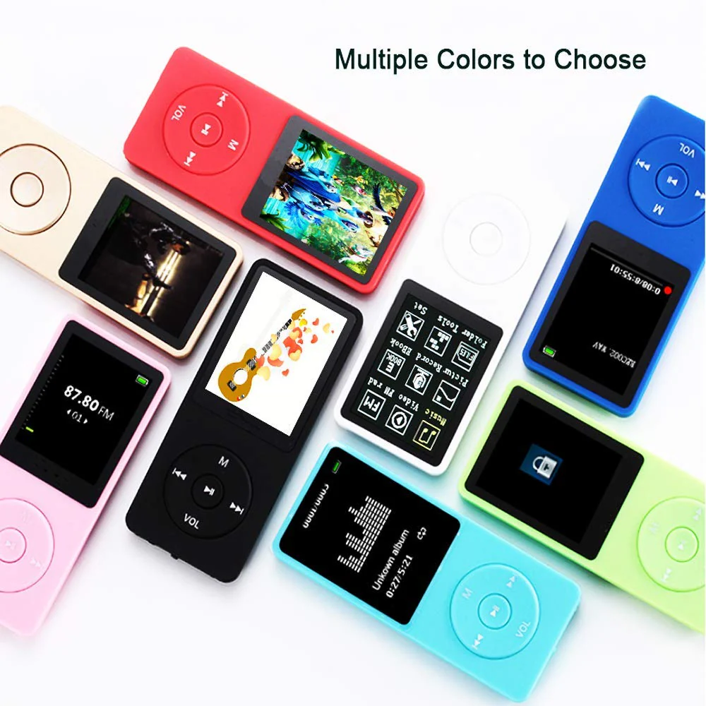 MP3 Player, Music Player with 16GB Micro SD Card, Build-in Speaker/Photo/Video Play/FM Radio/Voice Recorder/E-Book Reader, Supports up to 128GB - Image 7