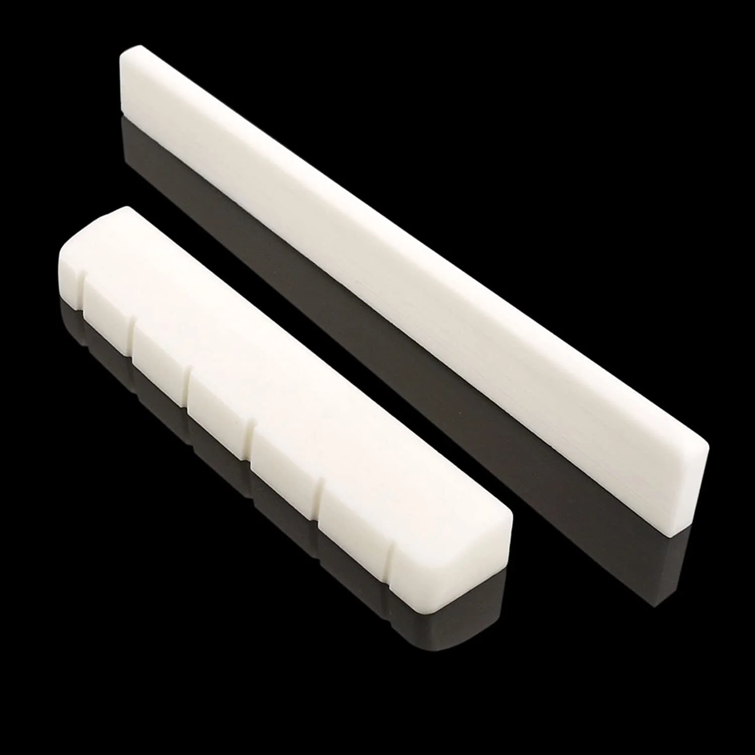 Mr.Power 6 String Guitar Bone Bridge Saddle and Nut Made of Real Bone (For classic) For Classic