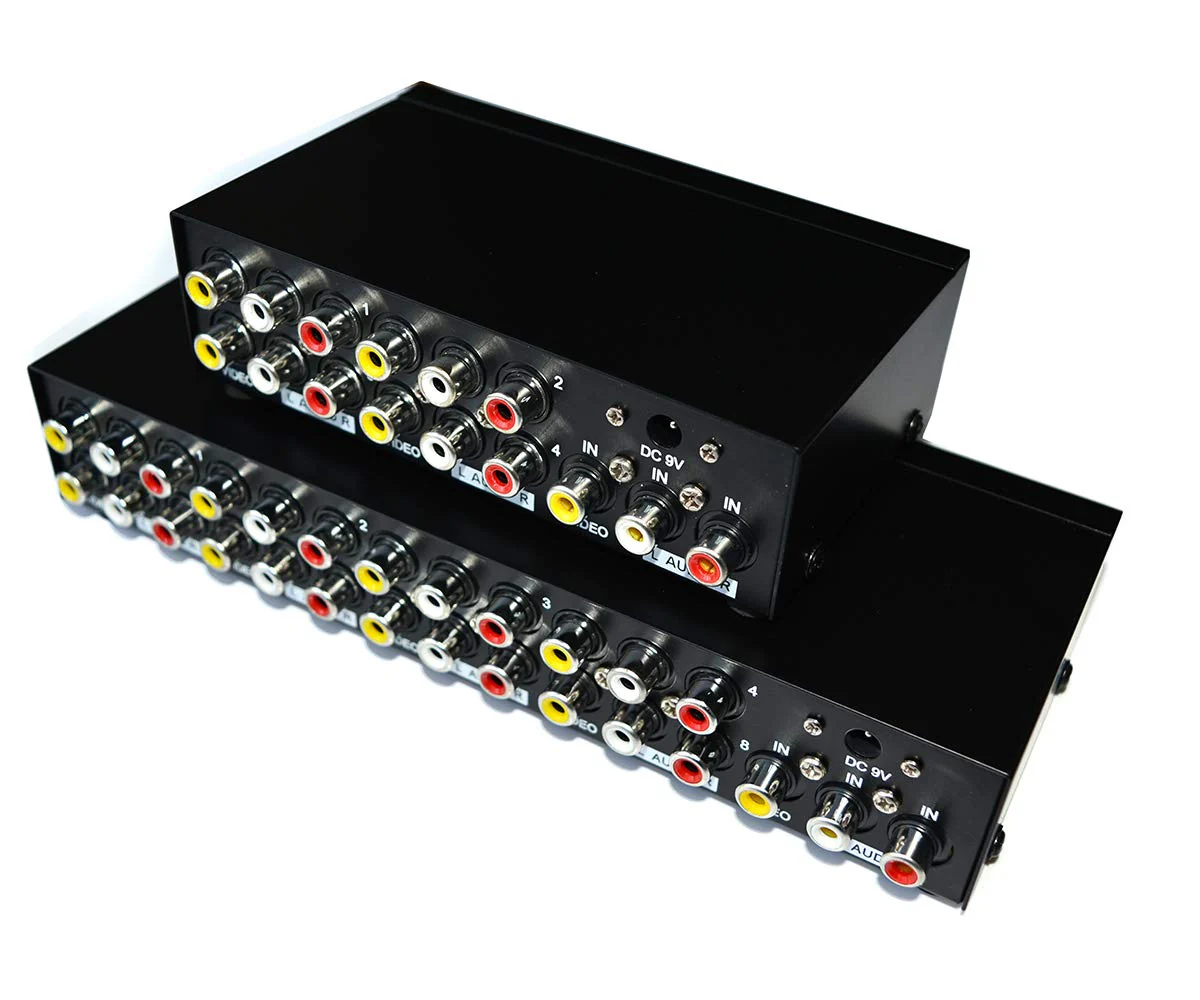 MT-VIKI 8 Way 3 RCA Splitter Composite Video Audio Distribution (1 in 8 Out) 1 in 8 out - Image 6