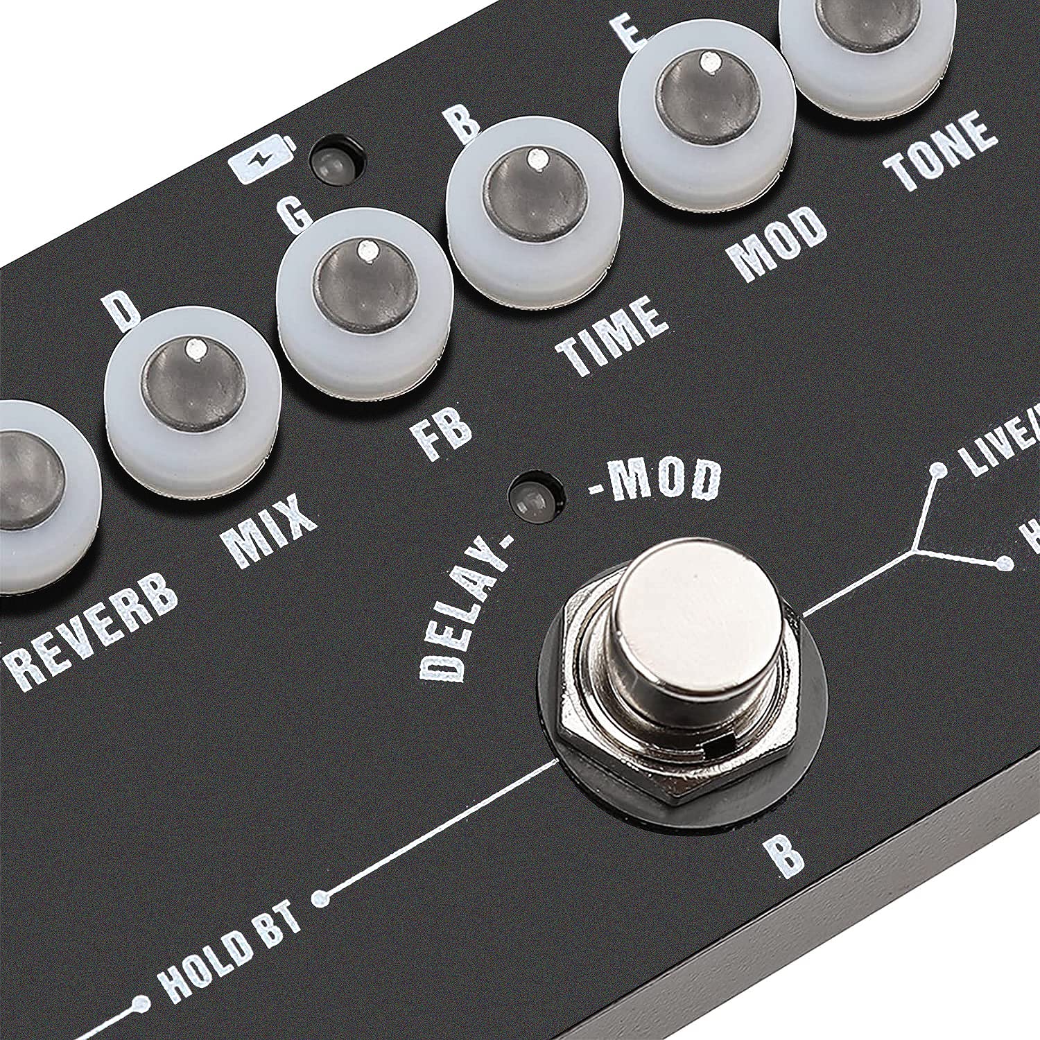 Multi Effects Guitar Pedal,Cube Baby Guitar Multi Effects Pedal Delay Chorus Phaser Reverb Effect Pedal - Image 6