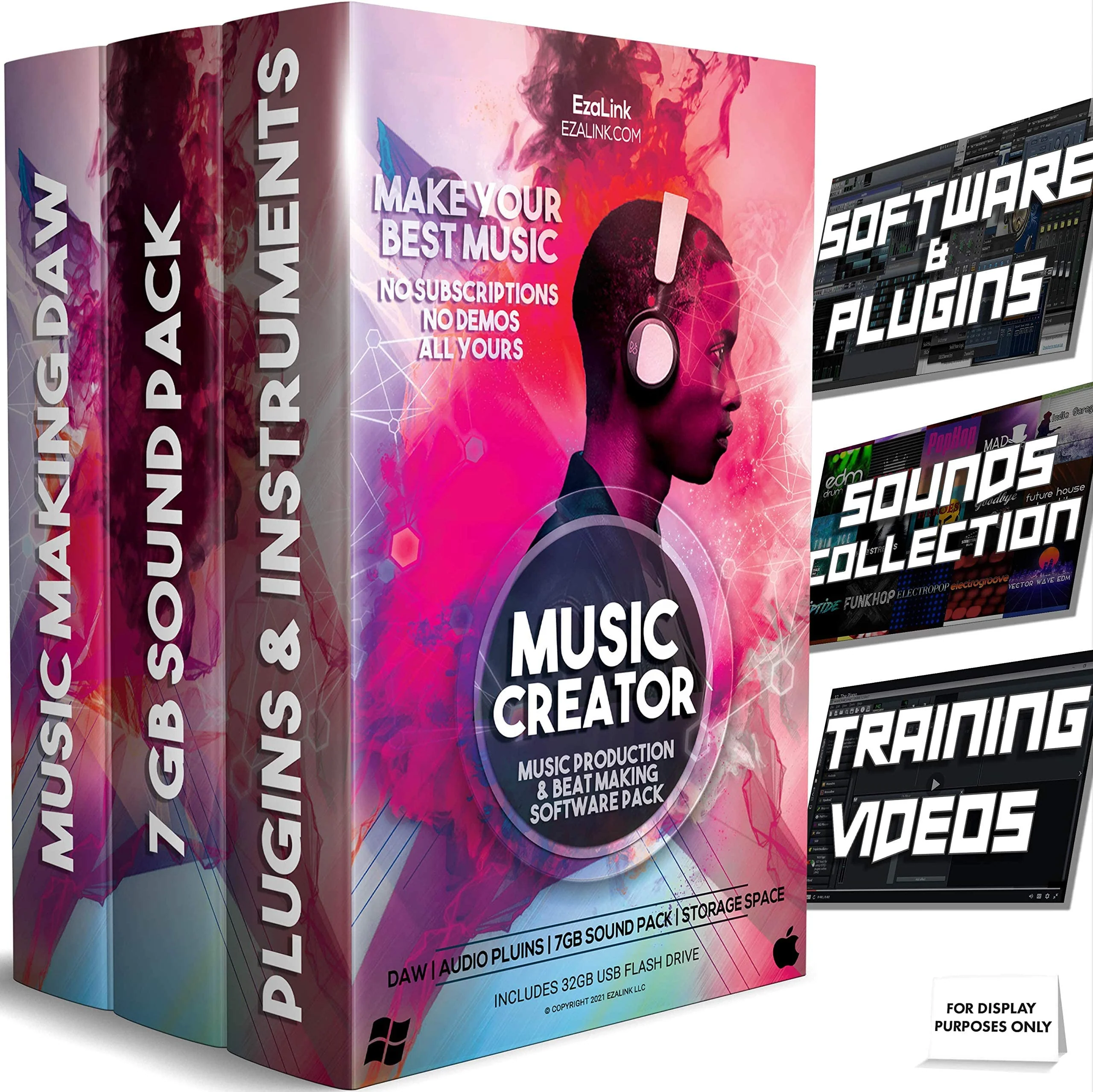 Music Software Bundle for Recording, Editing, Beat Making & Production - DAW, VST Audio Plugins, Sounds for Mac & Windows PC - Image 5