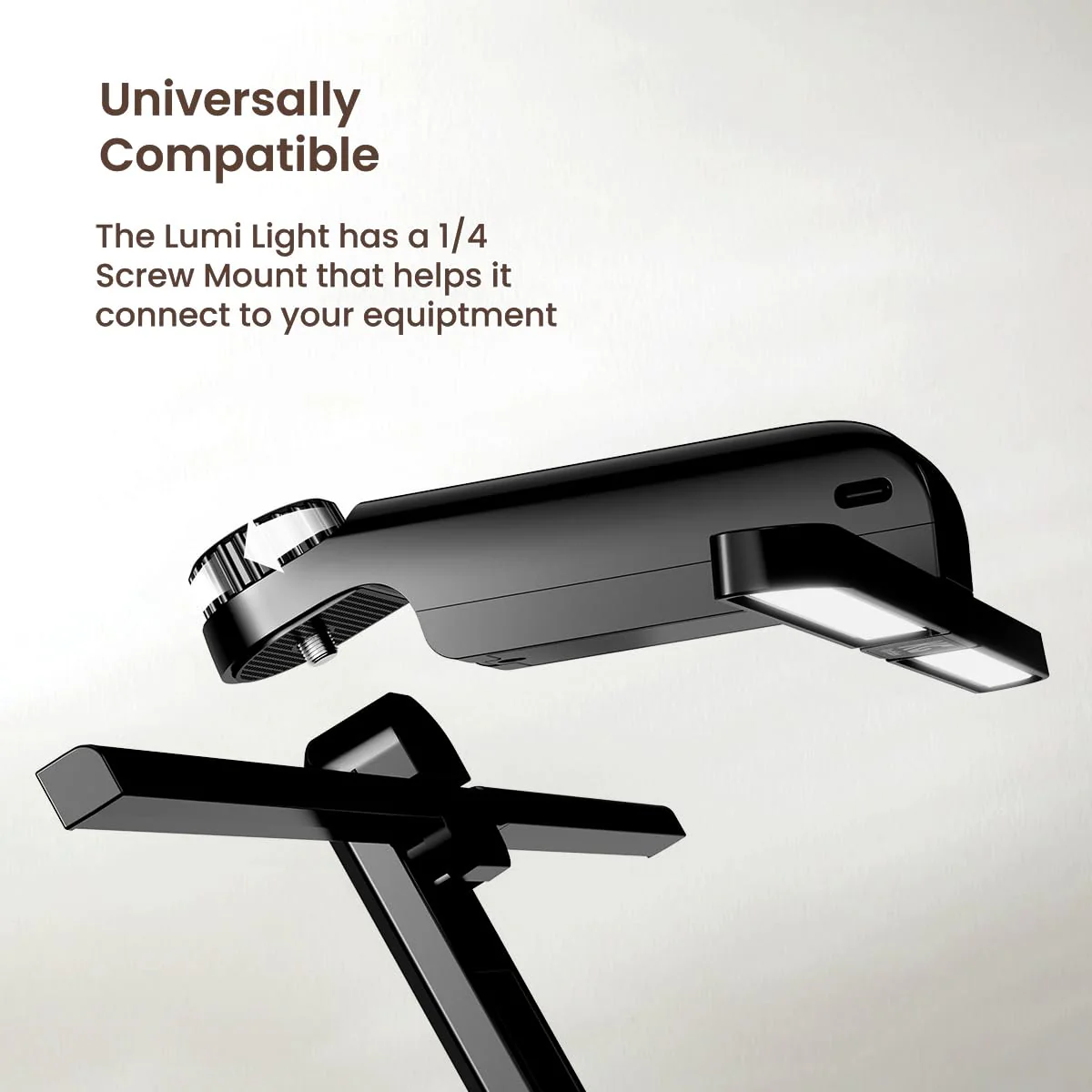 Music Stand Light Compatible Bravo Music Stand, 2 Level of Brightness,1/4" Screw Mount Adapter, Black - Image 4