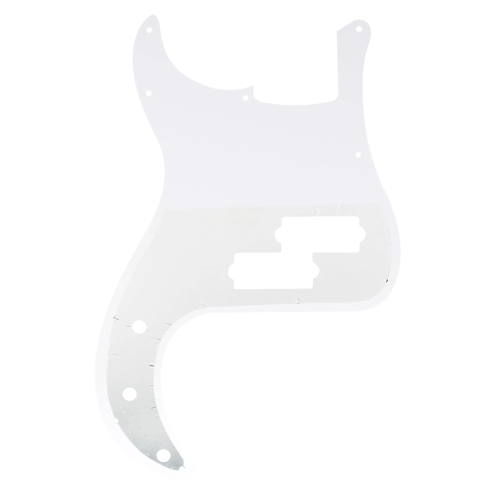 Musiclily 13 Hole P Bass Precision Bass Pickguard Scratch Plate Pick Guards for 4 String Fender American/Mexican Standard Precision Bass Guitar, 4Ply Red Tortoise - Image 3