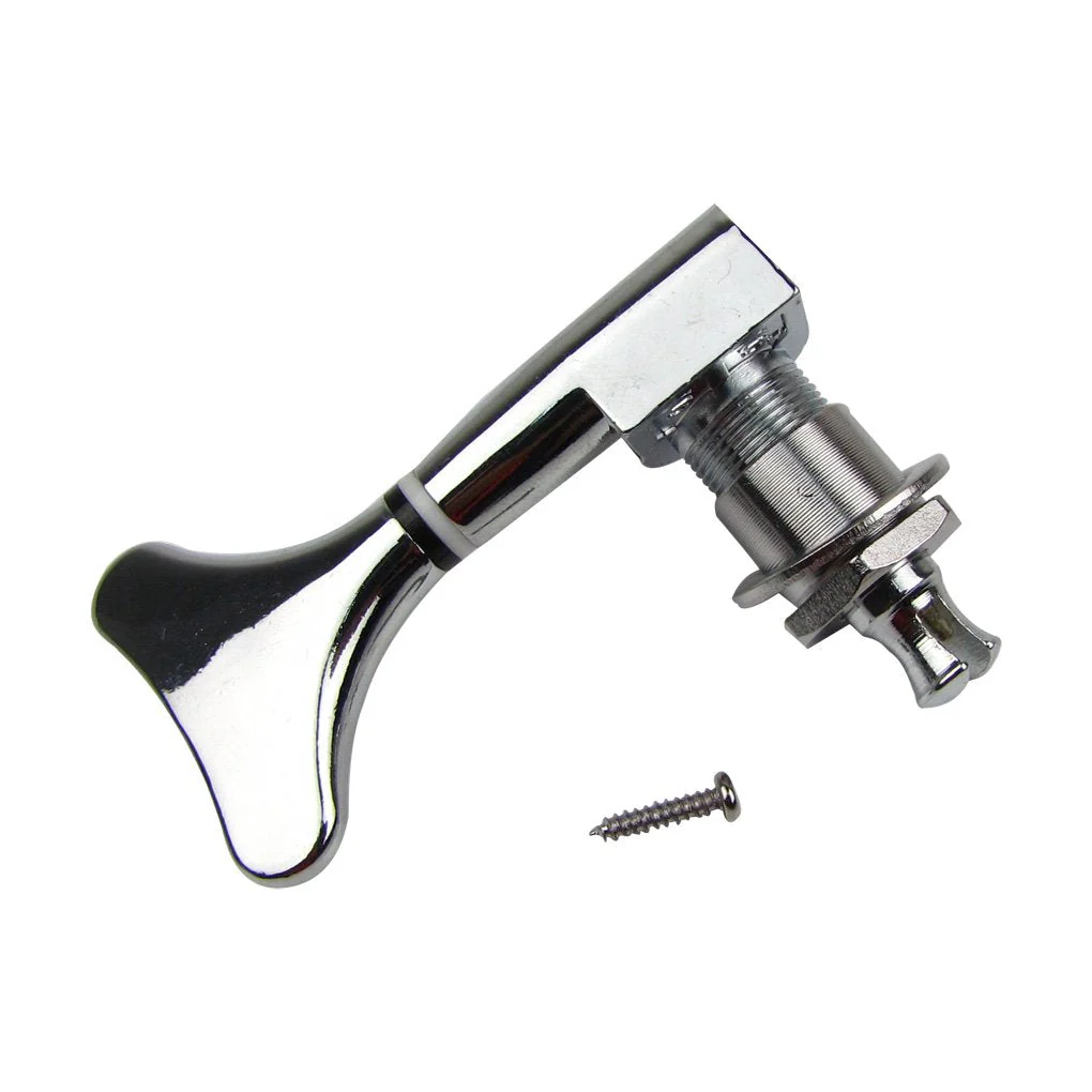 Musiclily 2+2 Sealed Bass Tuners Tuning Pegs Keys 2R2L Machine Heads for 4 String Bass Guitar, Chrome - Image 3