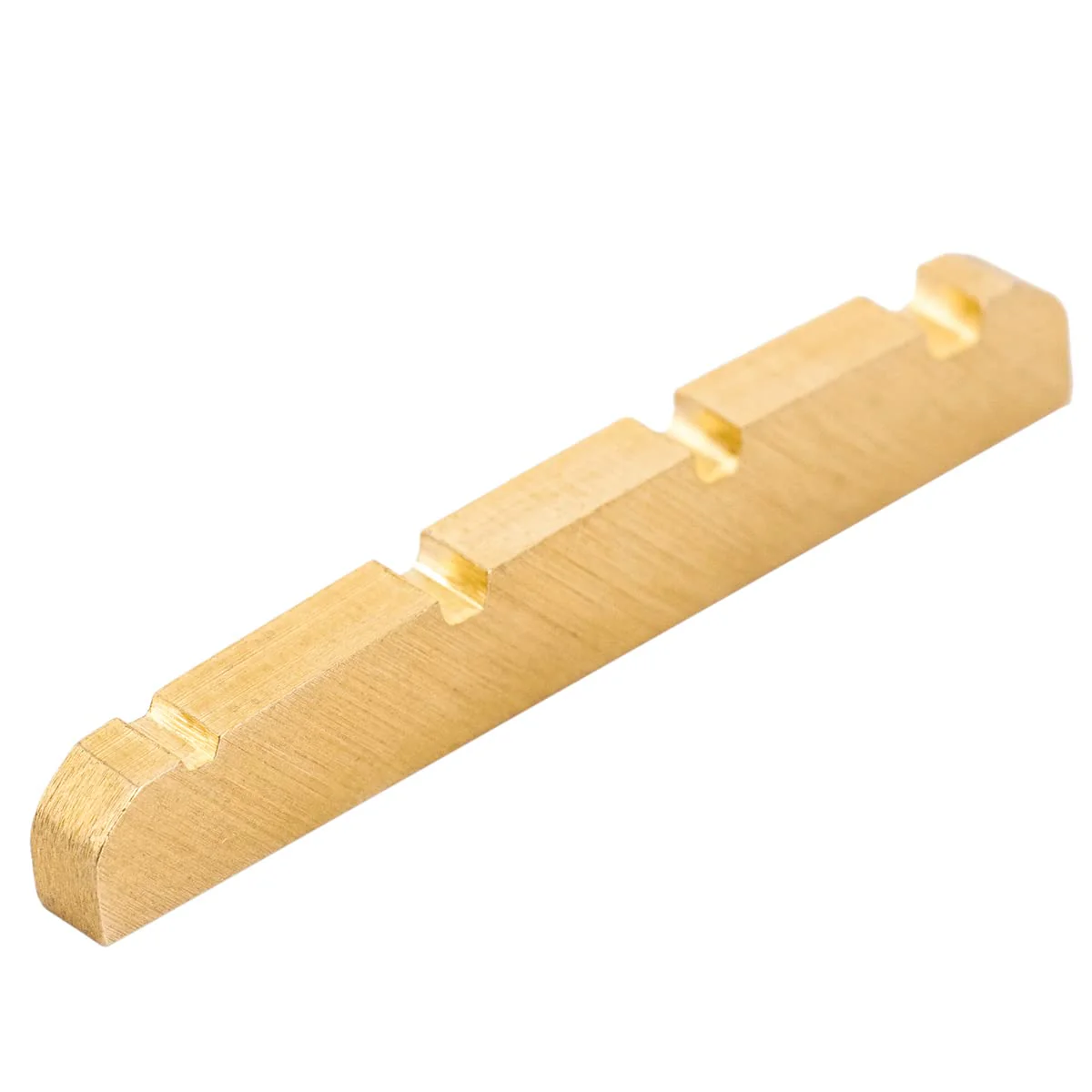 Musiclily Basic 42mm Pre-Slotted Electric Bass Brass Nut for 4-String Precision Jazz Bass, 42x3.5x6mm 4-String 42x3.5x6mm - Image 3