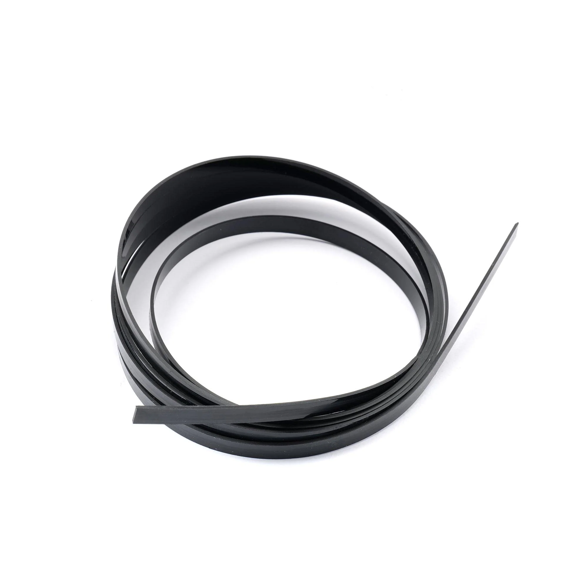 Musiclily Basic ABS Plastic Guitar Binding 1650x6.5x1mm for Acoustic Classical Guitar, Black