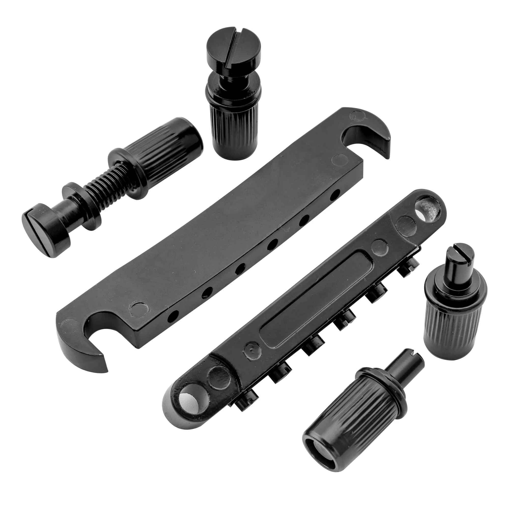 Musiclily Guitar Tune-O-Matic Bridge and Stop Bar Tailpiece with Anchors and Studs Set for Epiphone Les Paul LP SG Style 6 String Electric Guitar,Black Black - Image 6