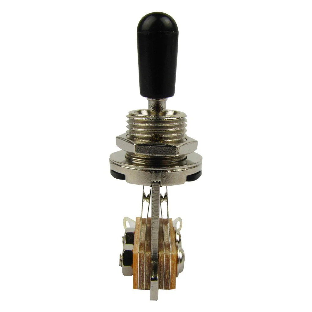 Musiclily Plastic 3 Way Pickup Selector Toggle Switch for Gibon Epiphone Les Paul Guitar Part, Black Tip (Pack of 2) - Image 7