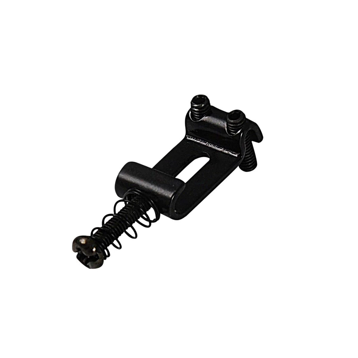 Musiclily Pro 11.3mm Steel Vintage Style Guitar Tremolo Bridge Saddles for Fender Strat Stratocaster Electric Guitar, Black (Set of 6) - Image 4
