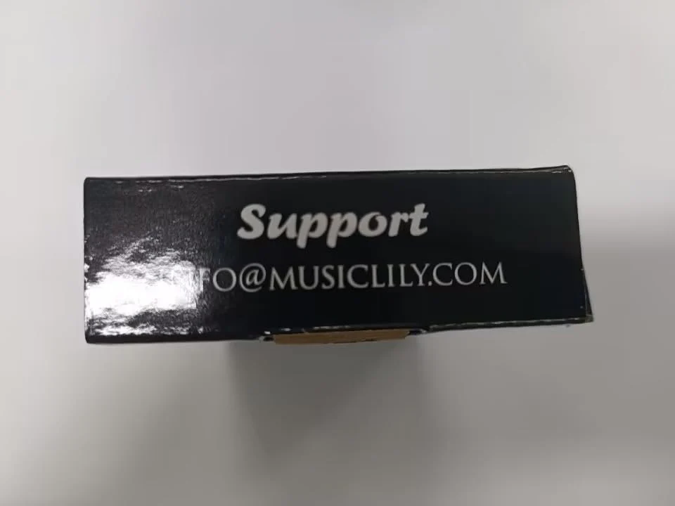Musiclily Pro 19mm 4-String Bass Hardtail Bridge with Brass Saddles and Steel Plate, Black - Image 11