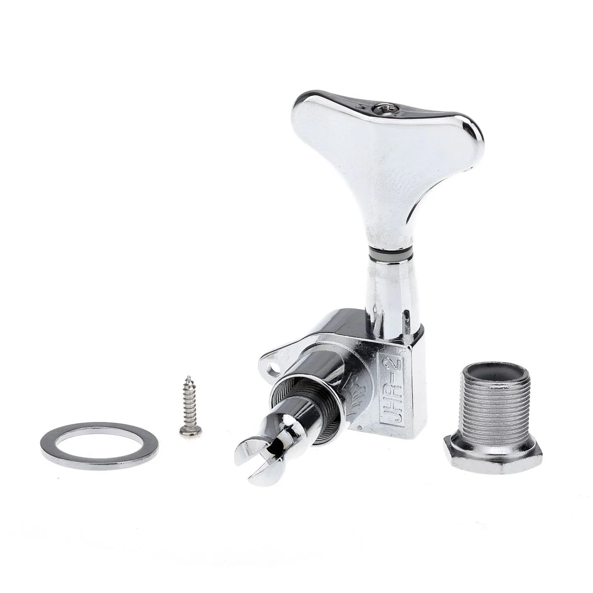 Musiclily Pro 2+2 Sealed Bass Tuners Tuning Keys Pegs Machine Heads for Ibanez Style Precision Jazz Bass, Chrome - Image 7