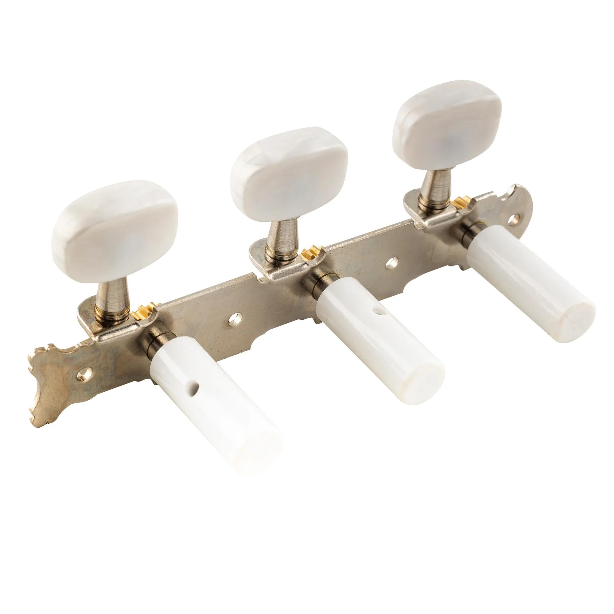 Musiclily Pro 3+3 Classical Guitar String Tuning Pegs Keys Guitar Machine Heads Tuners Set for Classical Guitar, Nickel Oval Button Oval button Nickel - Image 5