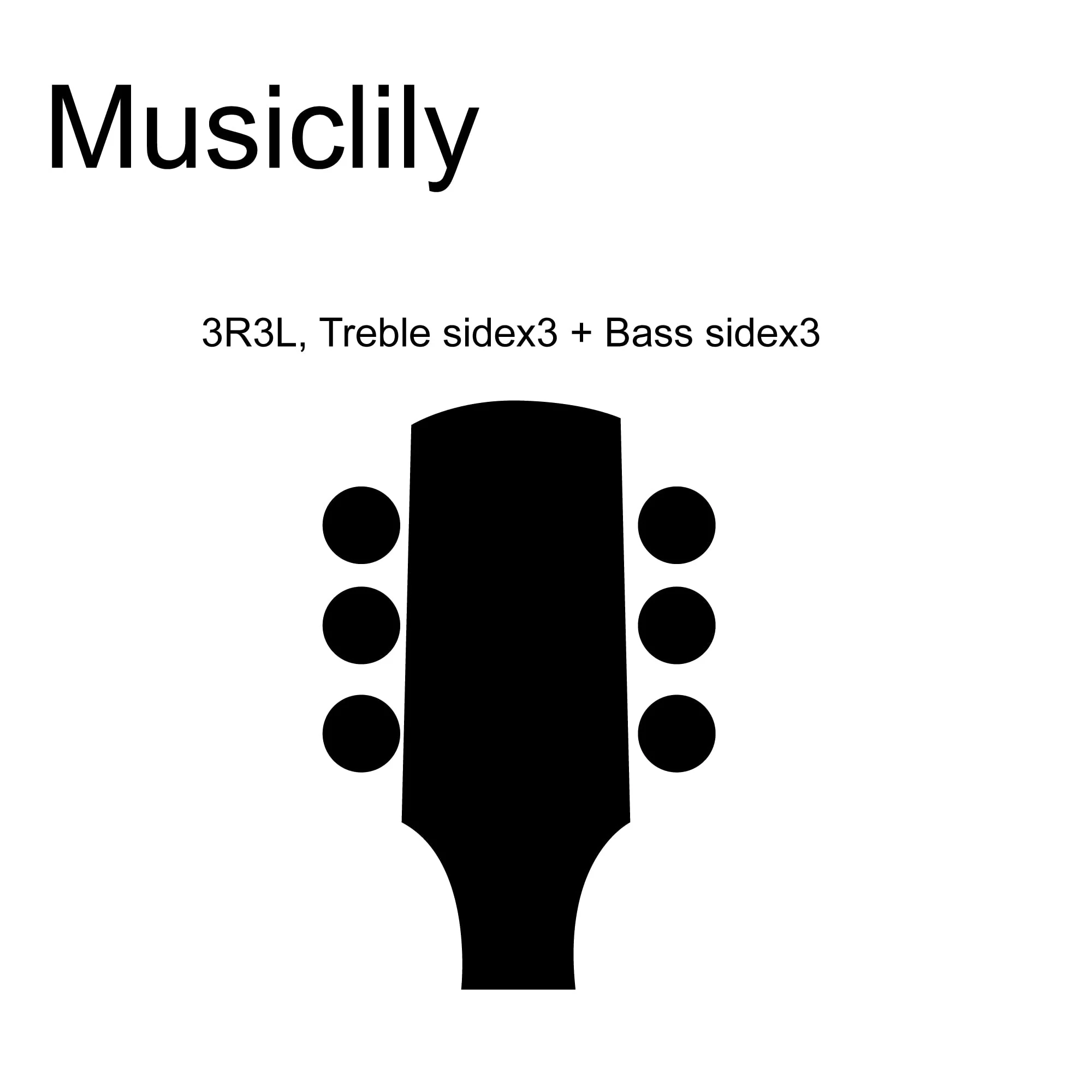 Musiclily Pro 3x3 Guitar Locking Tuners Tuning Pegs Keys Machine Heads Set for Les Paul Style Electric or Acoustic Guitar, Black - Image 3