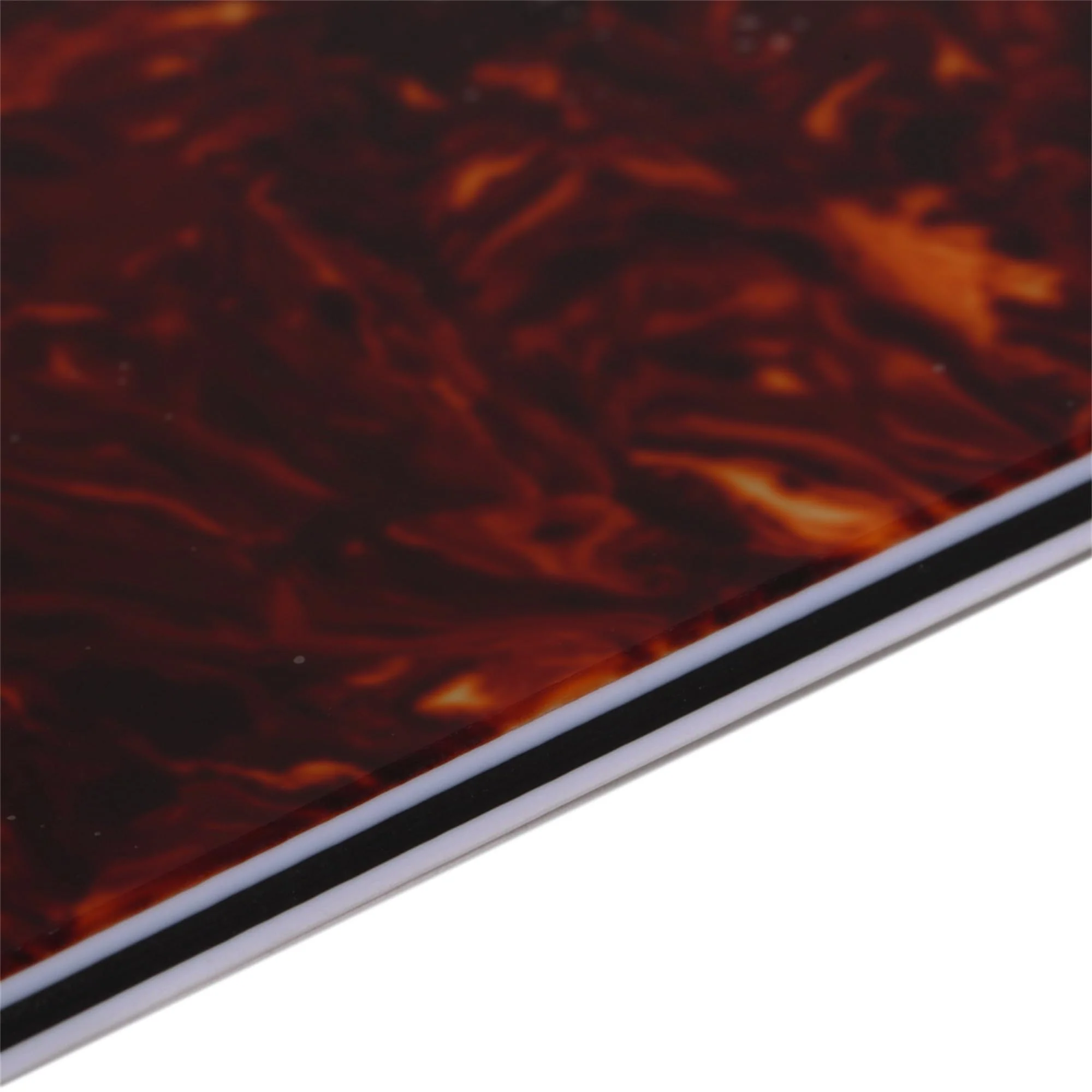 Musiclily Pro 5-String 13-Hole Contemporary P Bass Pickguard for Fender American Precision Bass, 4Ply Tortoise Shell - Image 4