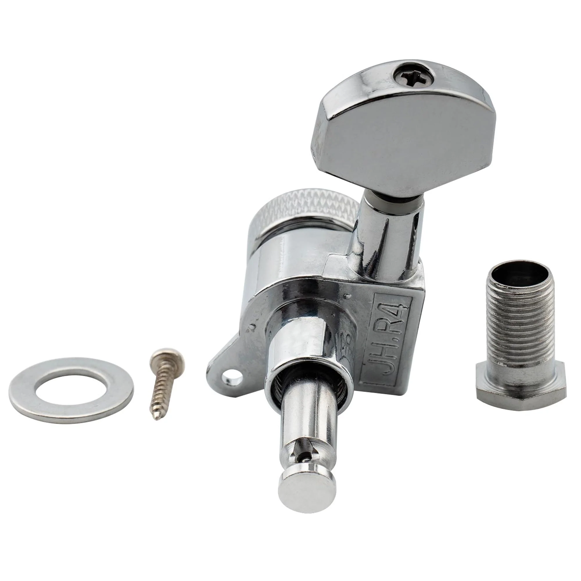 Musiclily Pro 6 inline Locking String Tuning Pegs Machines Heads Set for Fender Stratocaster Telecaster Electric Guitar, Chrome - Image 5