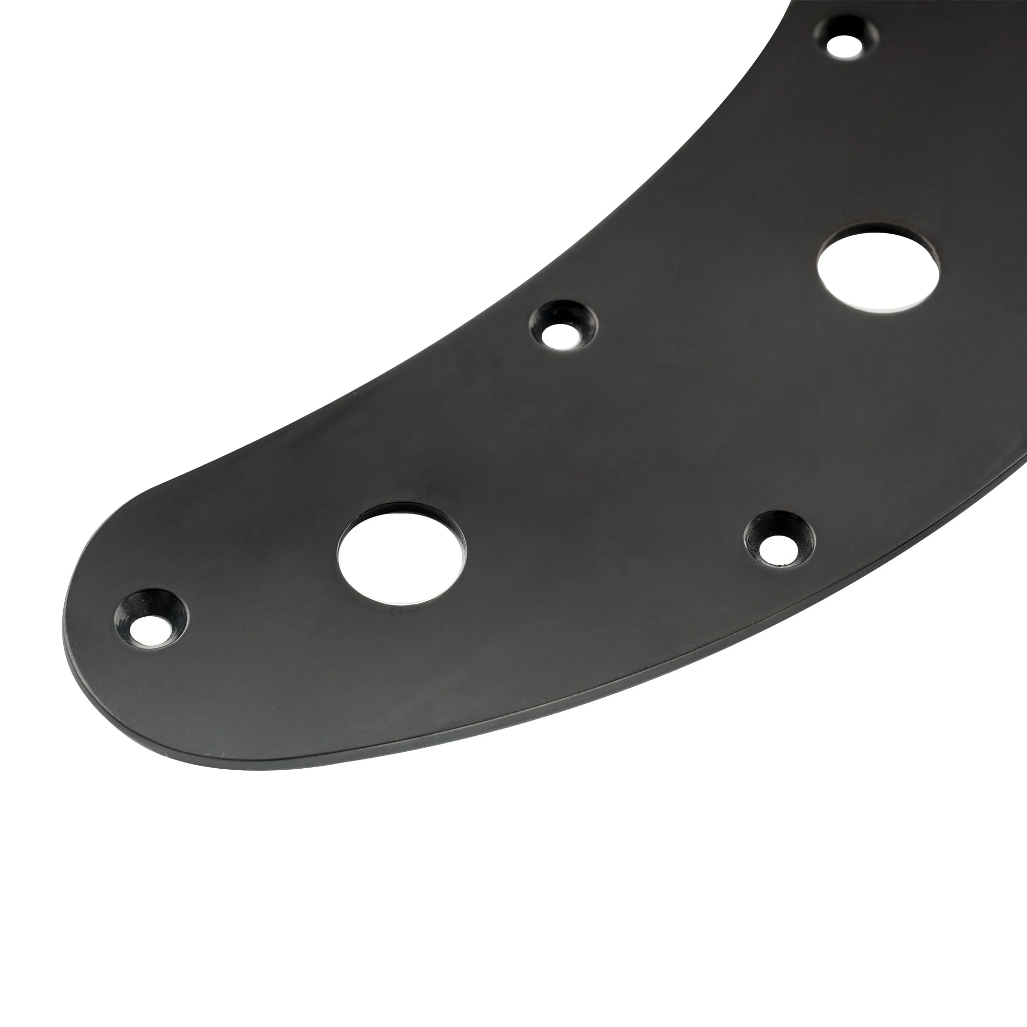 Musiclily Pro Steel 4-Hole Bass Control Plate for Music Man Style Electric Bass, Black - Image 5