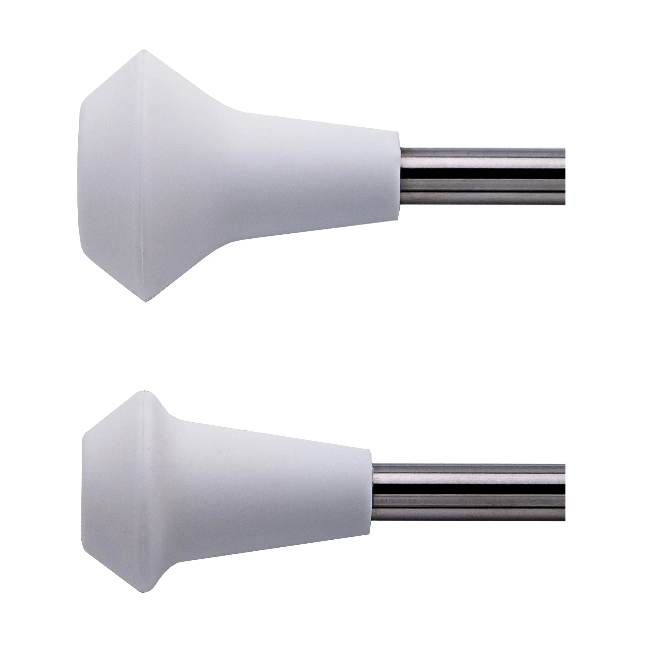 MVG Twirling Marching Baton 28 in stainless steel rubberized ends mini shaft 3/8 with dancing ribbon. Adult Baton. - Image 4