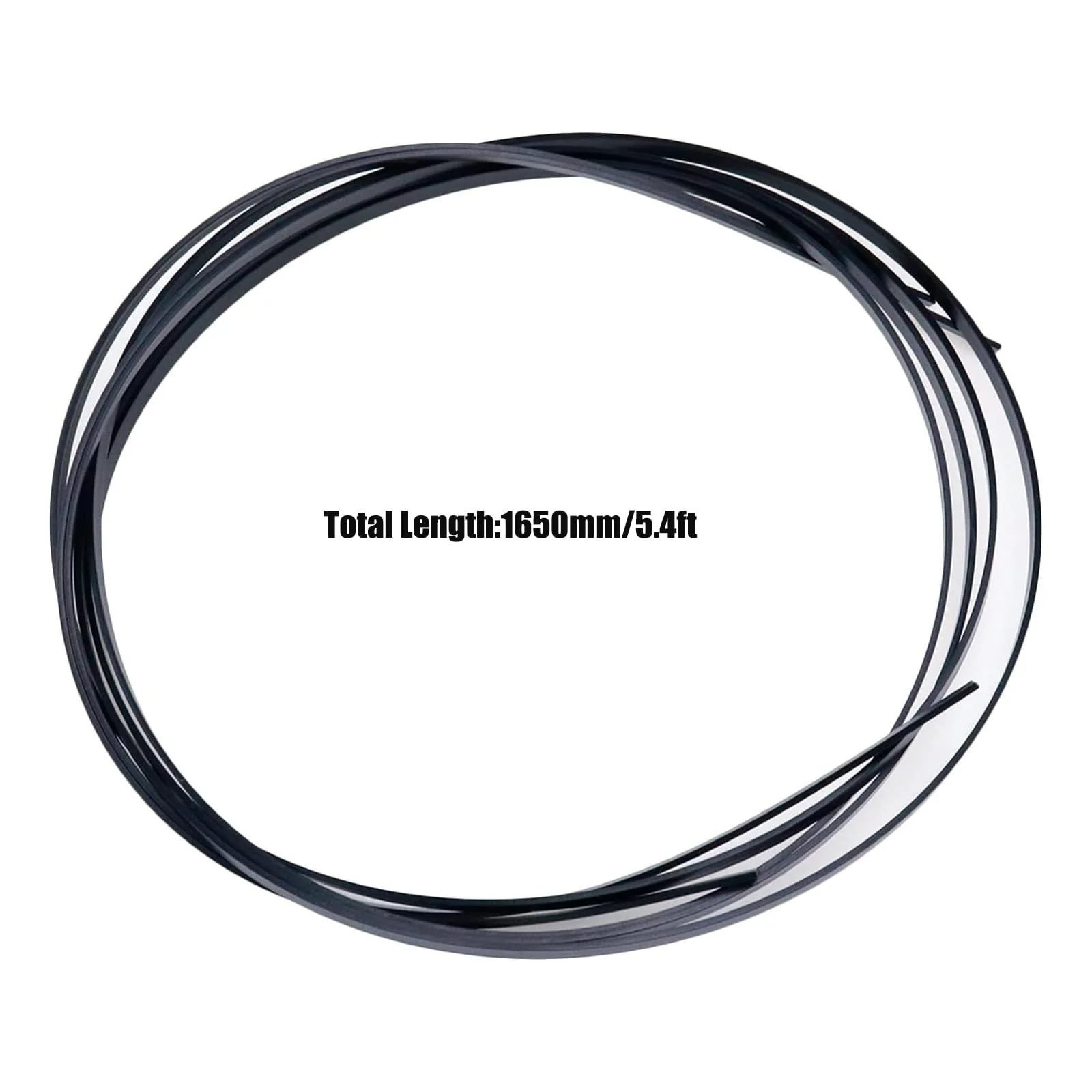 MY MIRONEY 2PCS Black Guitar Binding Purfling Strip ABS Strips for Acoustic or Classical Guitar, 5.4ft Long - Image 2