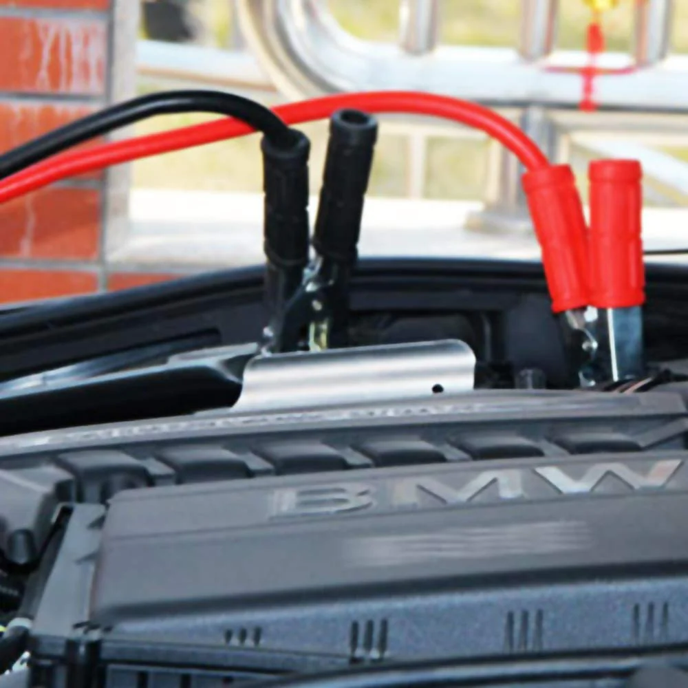 NANSH Alligator Clips Heavy Duty Car Battery Terminal Charger Clamps (1500A (Black+Red) 1 pair) - Image 6