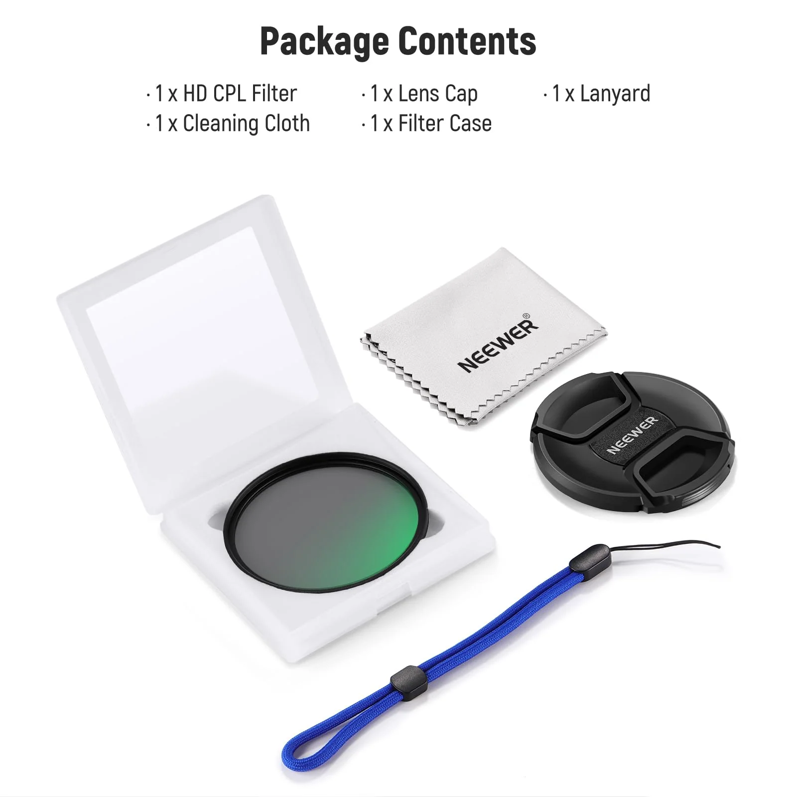 NEEWER 77mm CPL Filter with Lens Cap, Ultra Slim Multi Resistant Nano Coated Circular Polarizing Filter with HD Optical Glass for Camera Lens, Reduces Reflection & Glare, Boosts Contrast CPL w/Lens Cap - Image 8