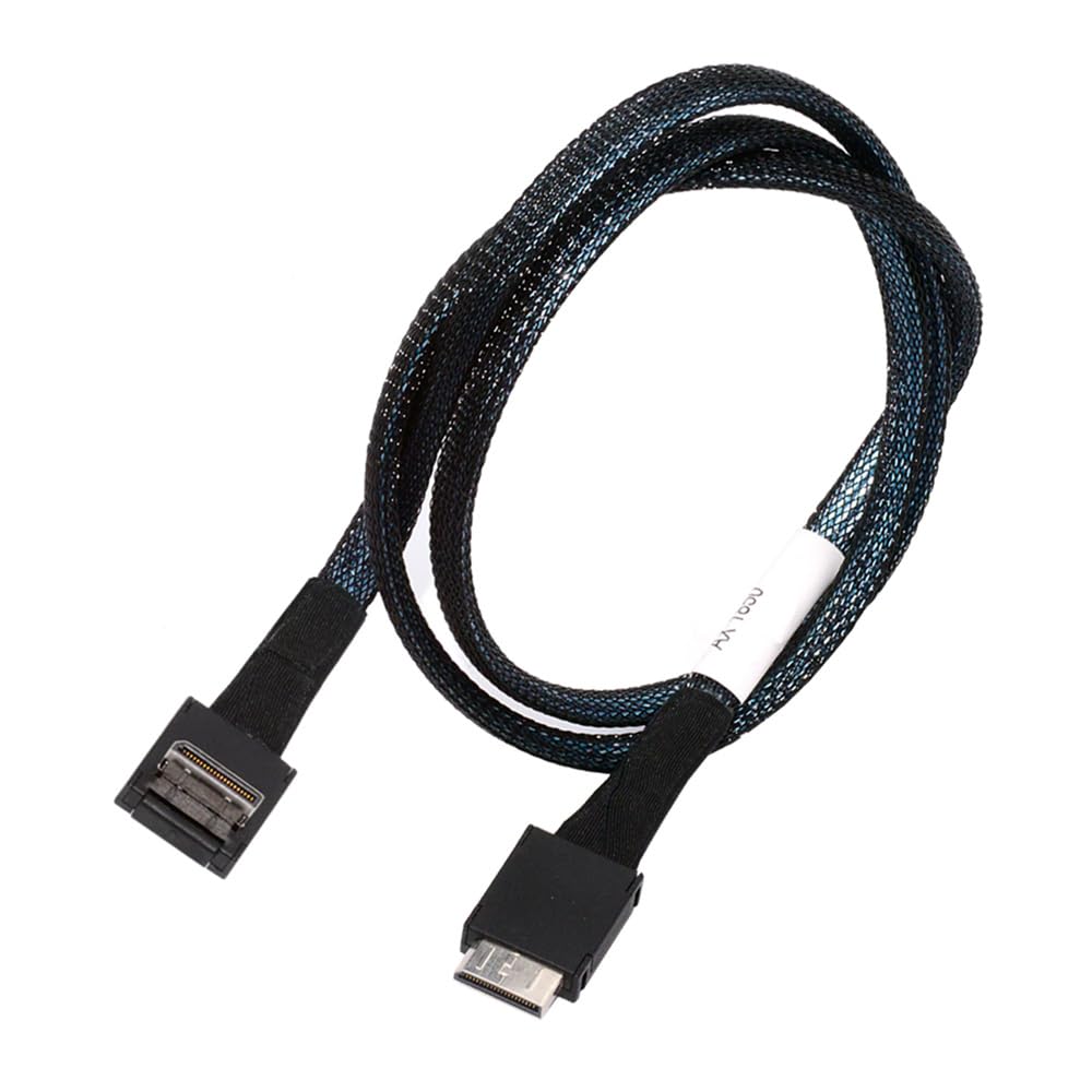 NFHK Down Angled 90 Degree OcuLink PCIe 4.0 PCI-Express SFF-8611 4i to SFF-8611 Data Active Cable for eGPU SSD 80cm - Image 9