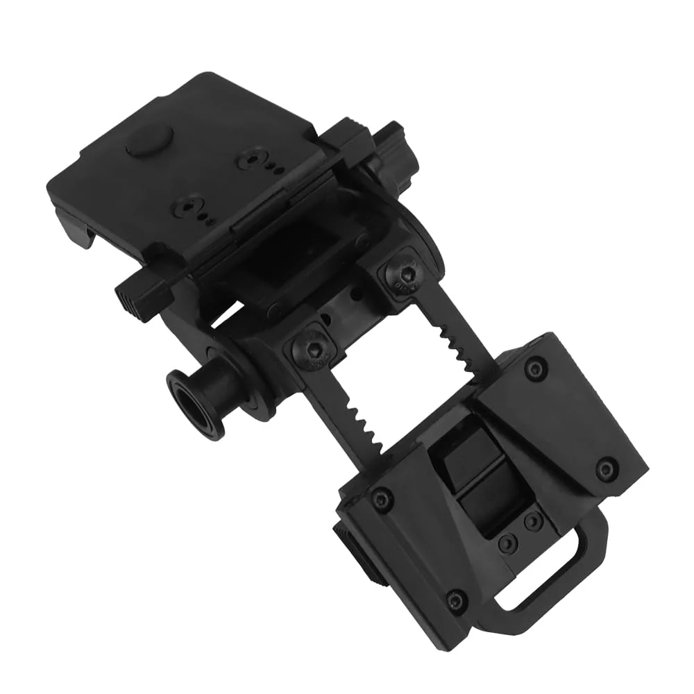 Night Vision Goggle L4G24 Mount,Airsoft Helmet Nylon NVG Mount for PVS15 PVS18 PGPNVG18 Night Vision Goggle Black - Image 6