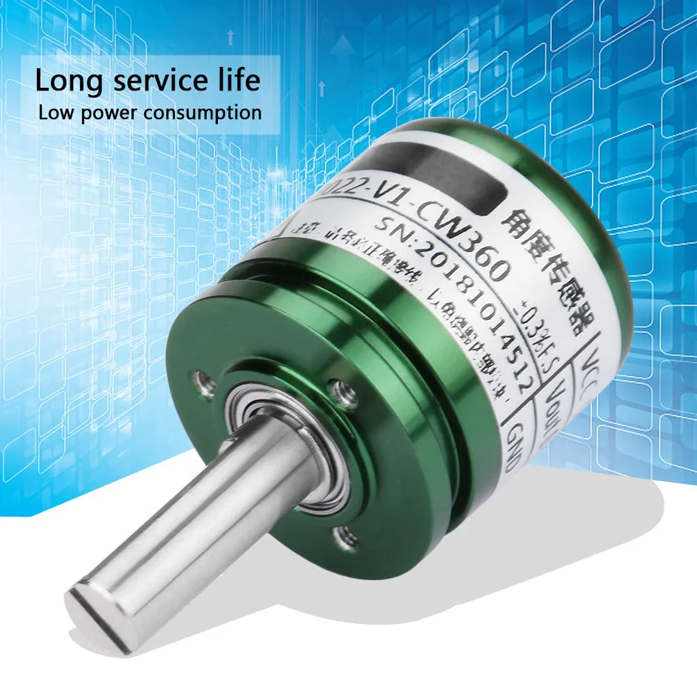 Nikou Hall Angle Sensor, Rotary Encoder, Rotary Encoder, Rotation Axis Resolution, 0.088°, 0-360 Degree, Rotating Hall Angle Sensor, 0-5V Output, Full Circle, 12 Bit - Image 2