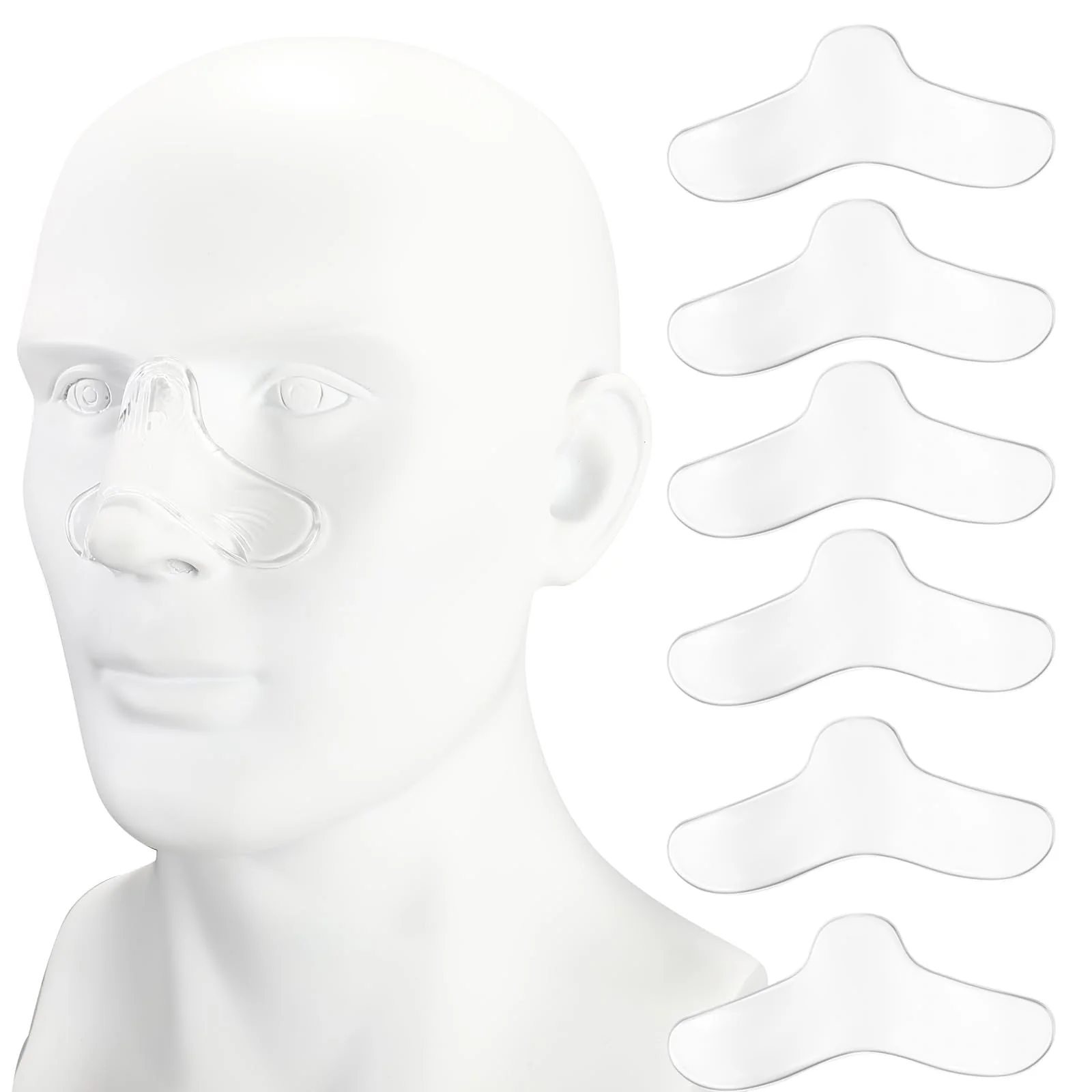 Nose Pads for CPAP Masks Nose Pads for CPAP Gel Nose Pad Pads Comfortable Nose Gel Pads for CPAP Machine Nose Bridge for Masks Pack of 6