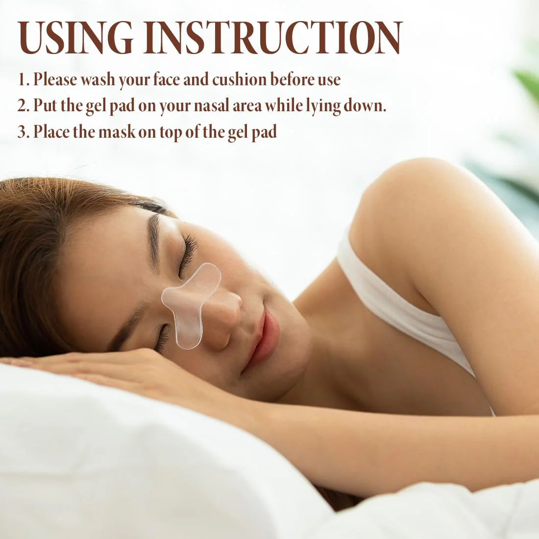 Nose Pads for CPAP Masks Nose Pads for CPAP Gel Nose Pad Pads Comfortable Nose Gel Pads for CPAP Machine Nose Bridge for Masks Pack of 6 - Image 5