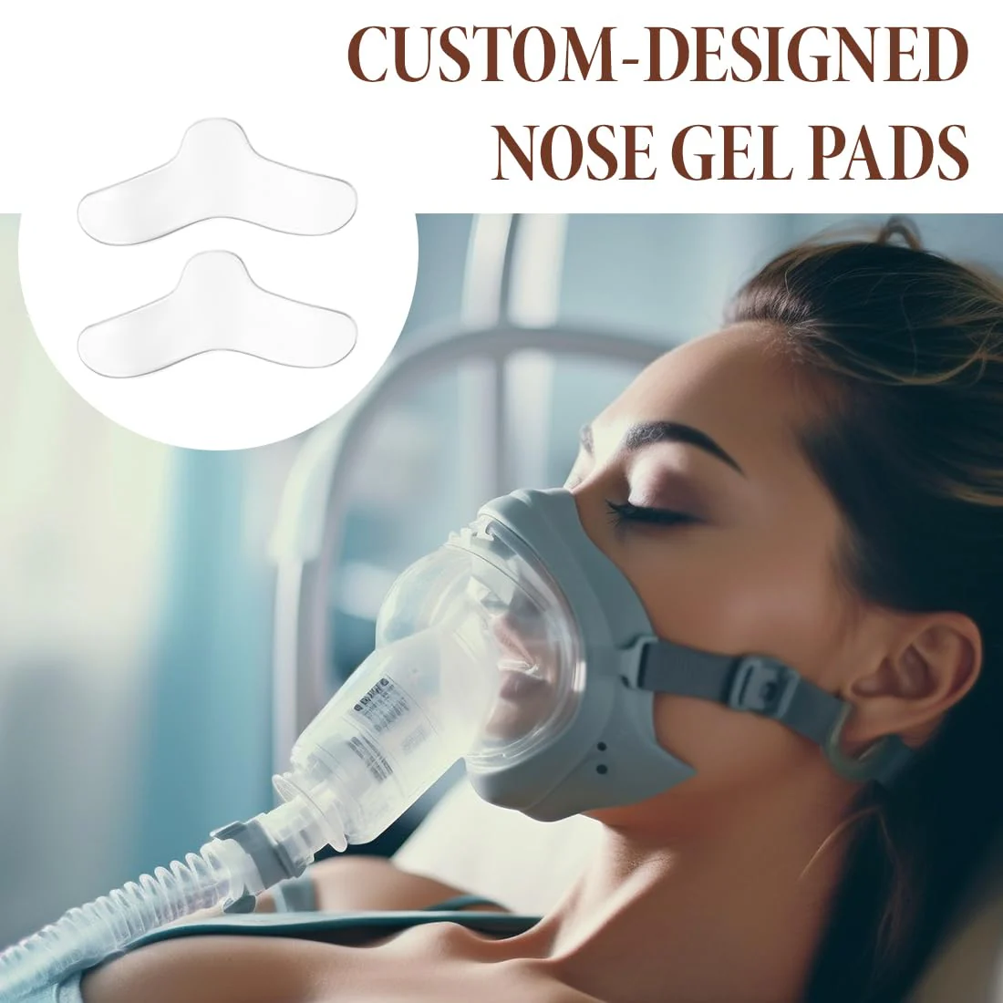 Nose Pads for CPAP Masks Nose Pads for CPAP Gel Nose Pad Pads Comfortable Nose Gel Pads for CPAP Machine Nose Bridge for Masks Pack of 6 - Image 7