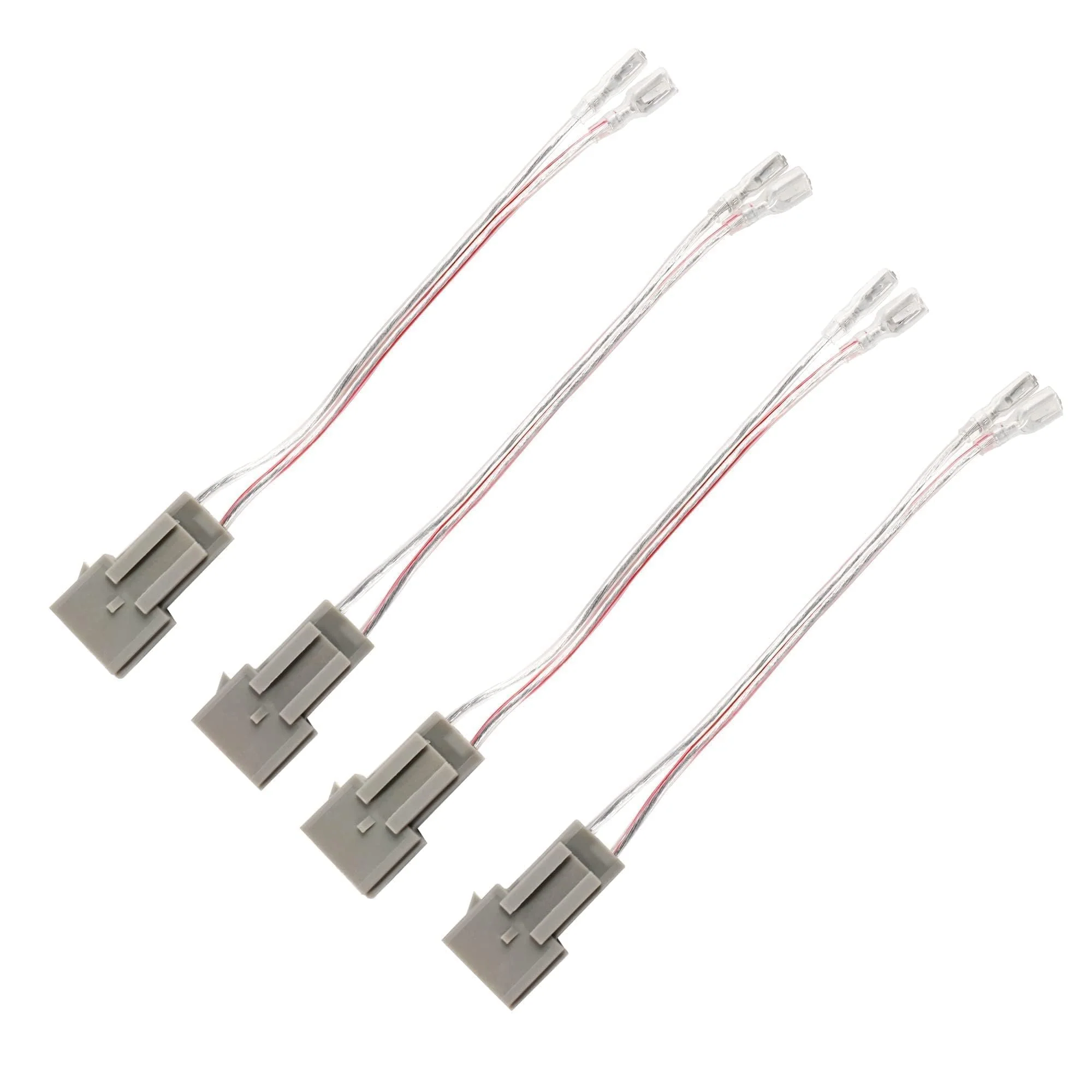 NuIth Aftermarket Door Speaker Wiring Adapter Compatible with 1992-1999 Ford F150/Explorer/Mustang/Lincoln Town Car/Mazda Miata/Mercury Cougar 4 PCS Speaker Wire Harness Adapter Connector Plug