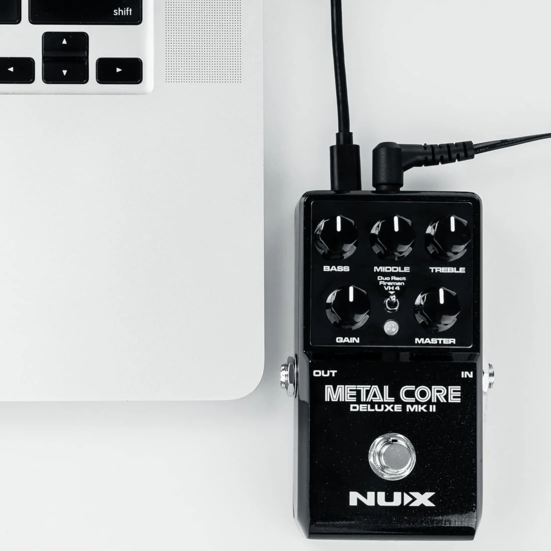 NUX Metal Core Deluxe MKII High Gain Preamp Pedal with 3 Distinctive High Gain Amp Models - Image 4