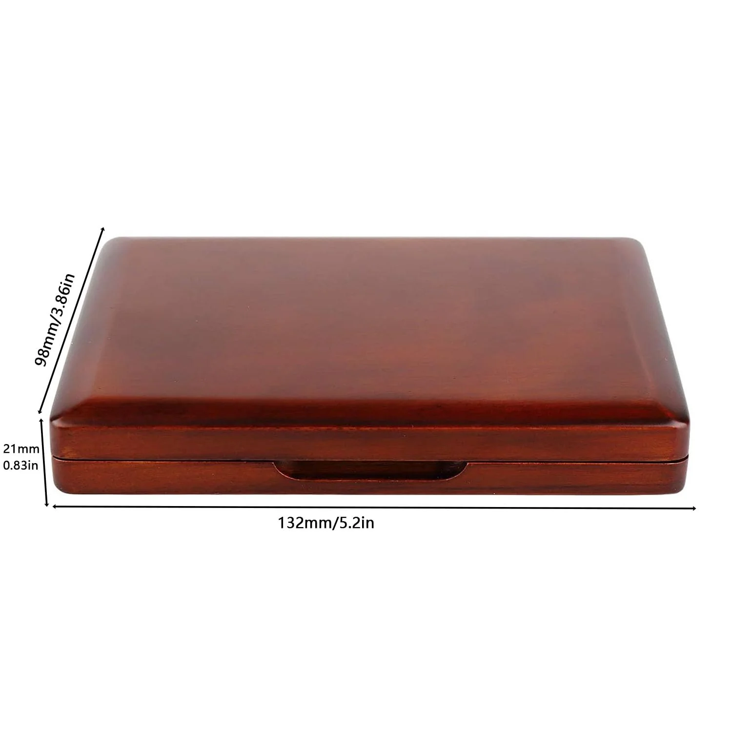 Oboe Reed Case Maroon Wood Oboe Reed Proctector Box for 12PCS Oboe Reeds - Image 5