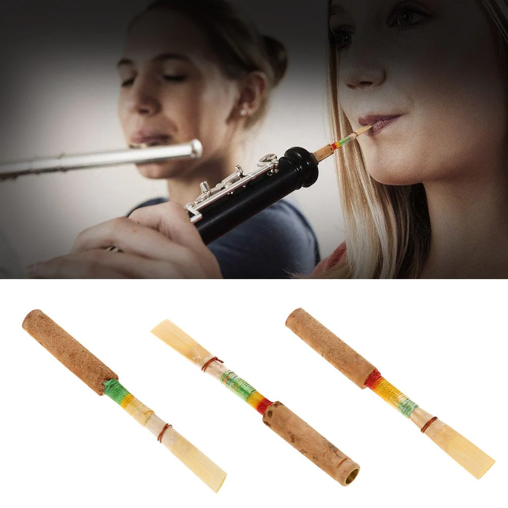 Oboe Reeds,4Pcs High Sound Quality Medium Soft Oboe Reeds Wind Instrument Replacement Parts for Beginners/Students - Image 5