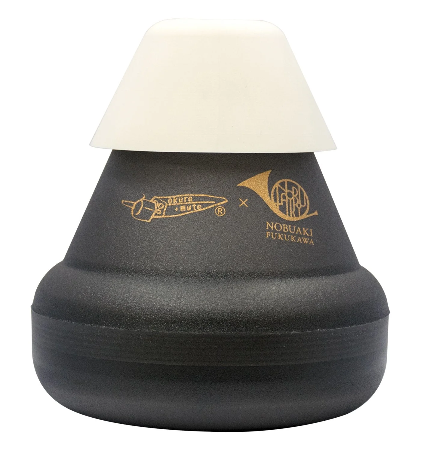 OKURA + MUTE French Horn/Bass Trombone Practice Mute - Black Single Item