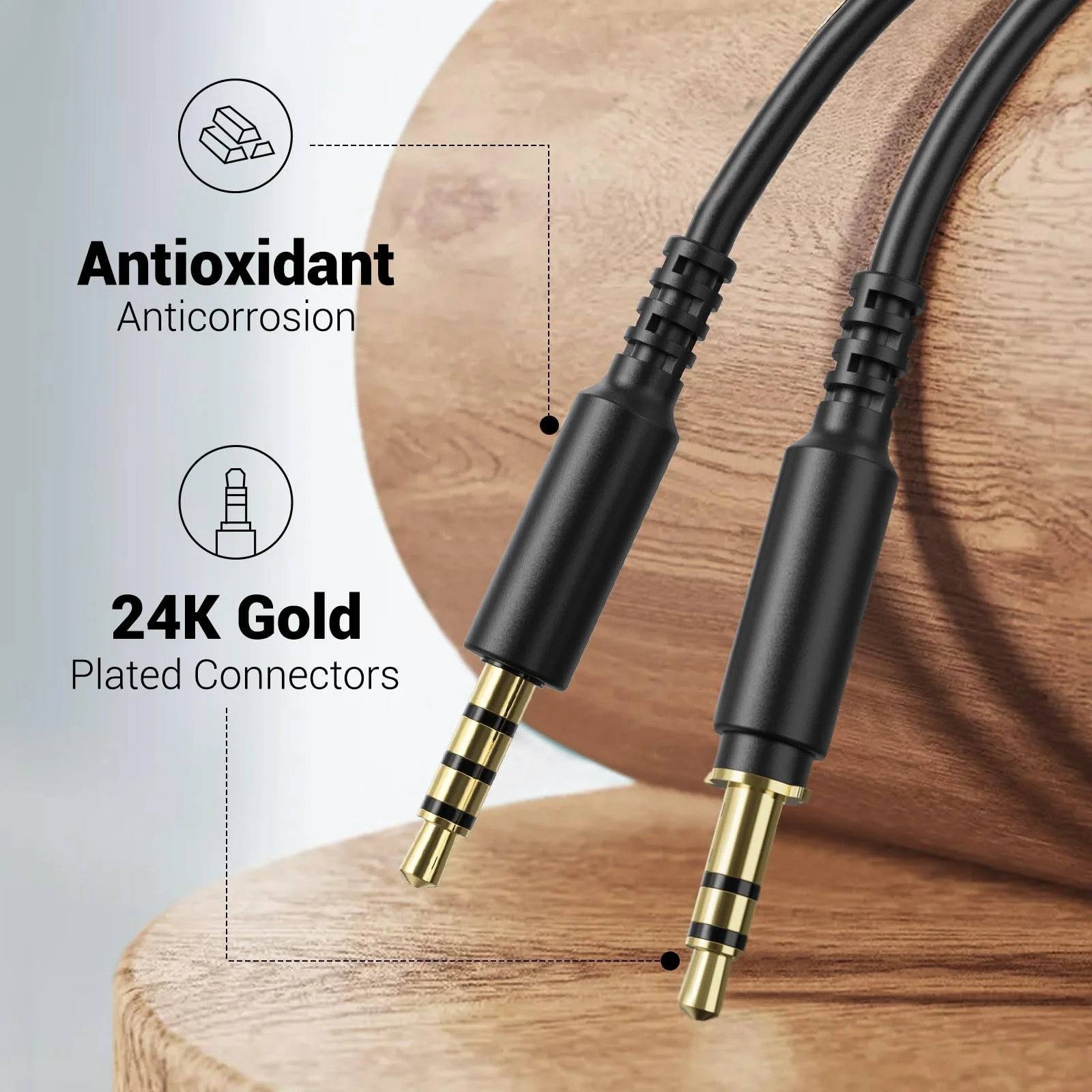 OneOdio A70 Fusion DJ Headphones Cable - 3.5mm - Image 2