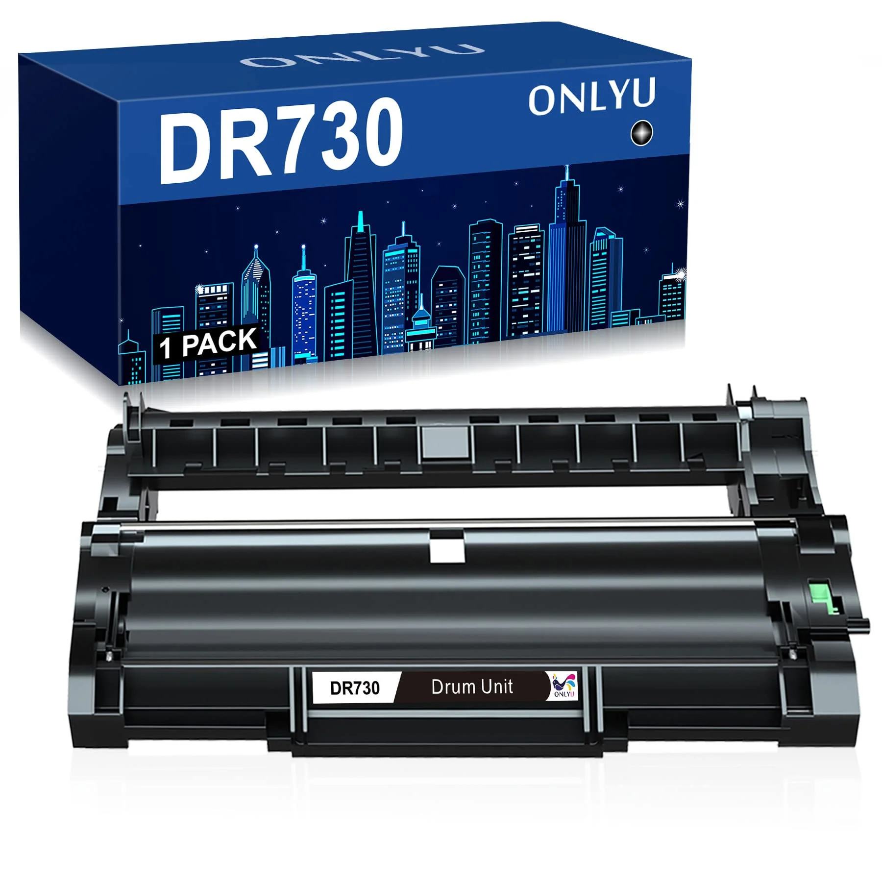 ONLYU Compatible Replacement for Brother DR730 DR-730 DR 730 for HL-L2370DW HL-L2390DW HL-L2370DW HL-L2395DW MFC-L2750DW MFC-L2710DW DCP-L2550DW (1 Pack, NOT Include Toner)